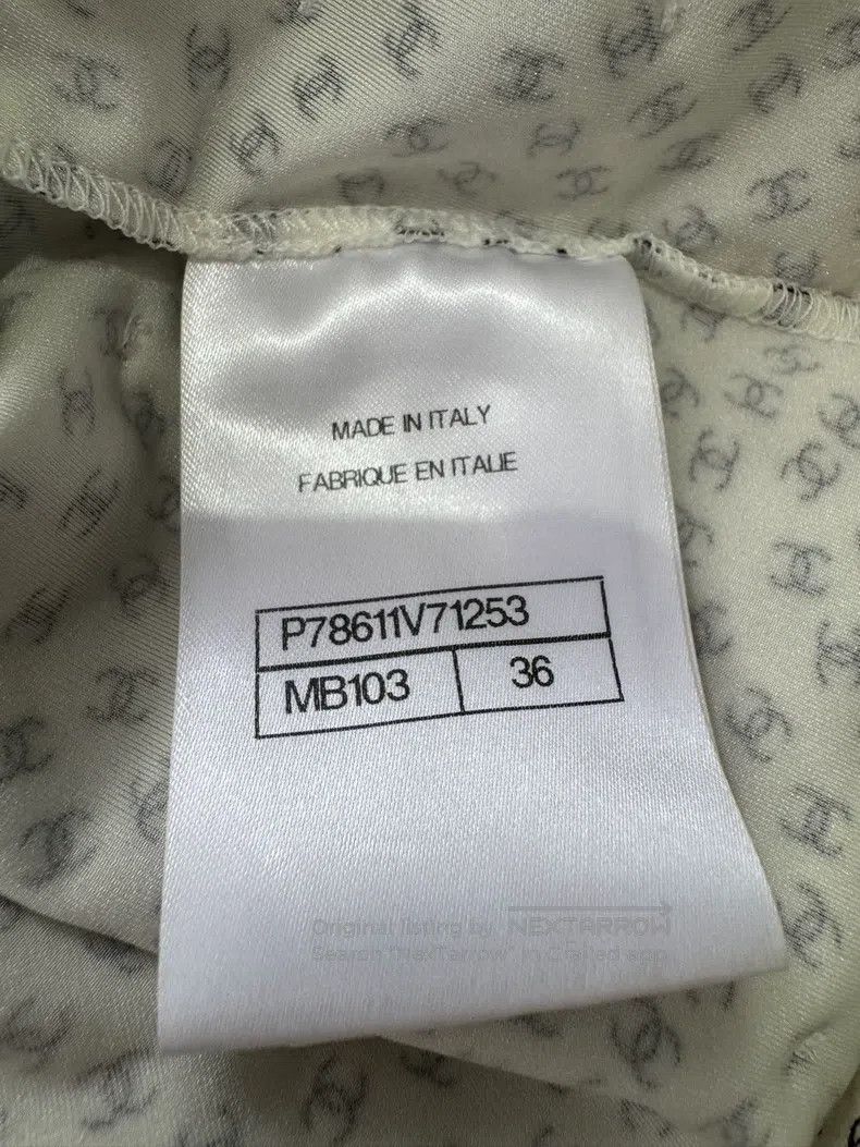 Chanel Chanel Beach series white full print double C suspender ve Size XS / US 0-2 / IT 36-38 - 4 Thumbnail