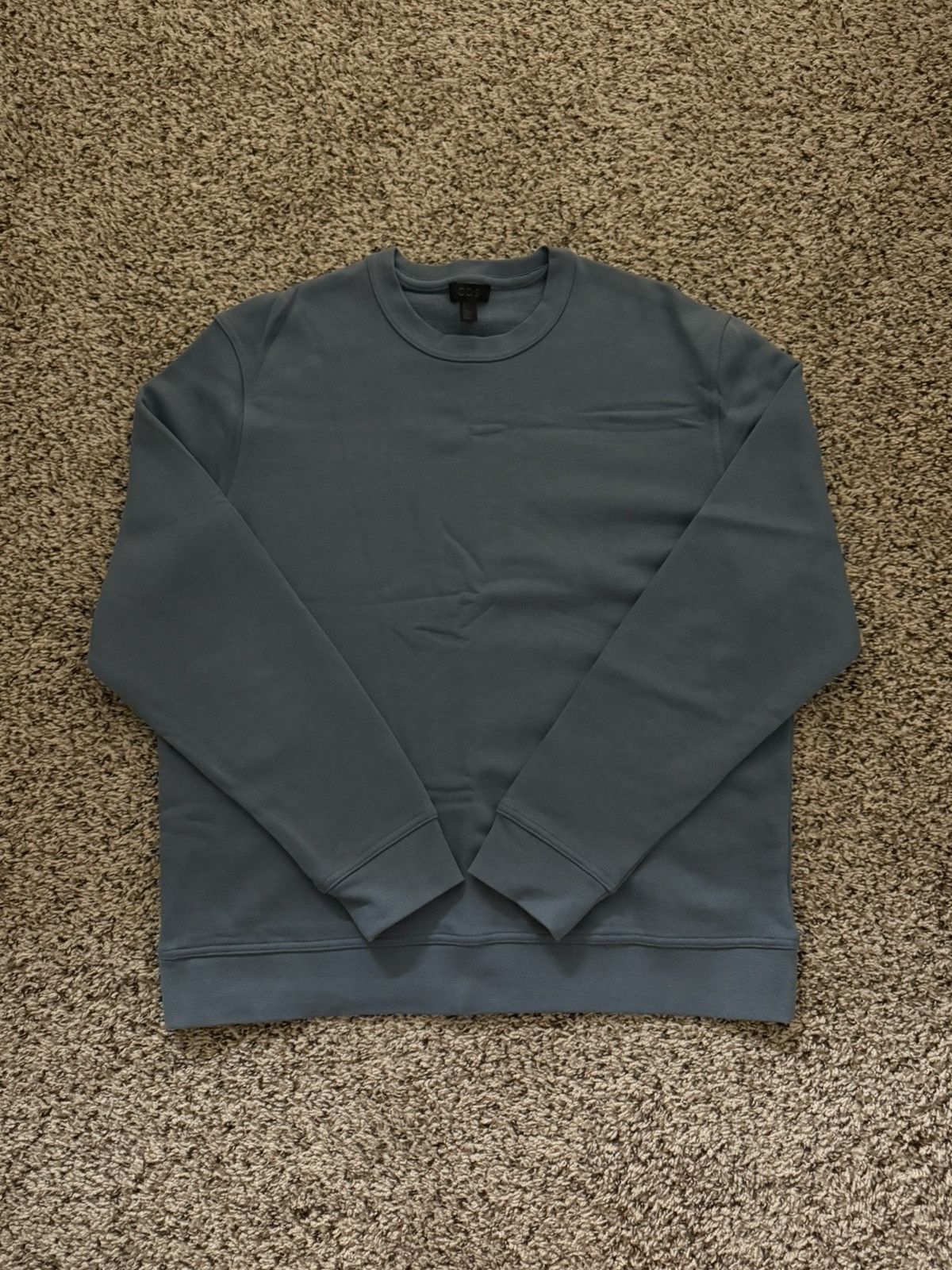 Cos COS Turquoise Blue Sweatshirts Size US L / EU 52-54 / 3 - 1 Thumbnail