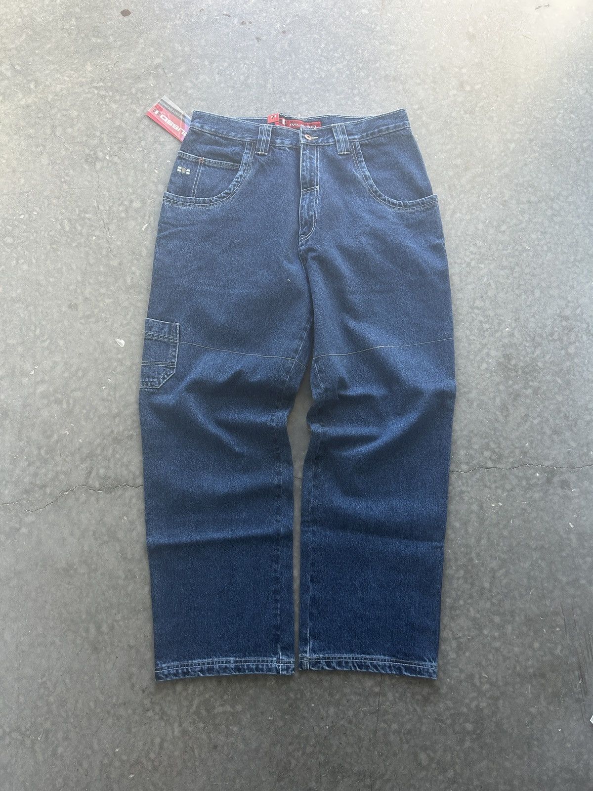 JNCO × Vintage BNWT Vintage Y2K Musso Baggy Carpenter Jeans 38x34 Size US 38 / EU 54 - 5 Thumbnail