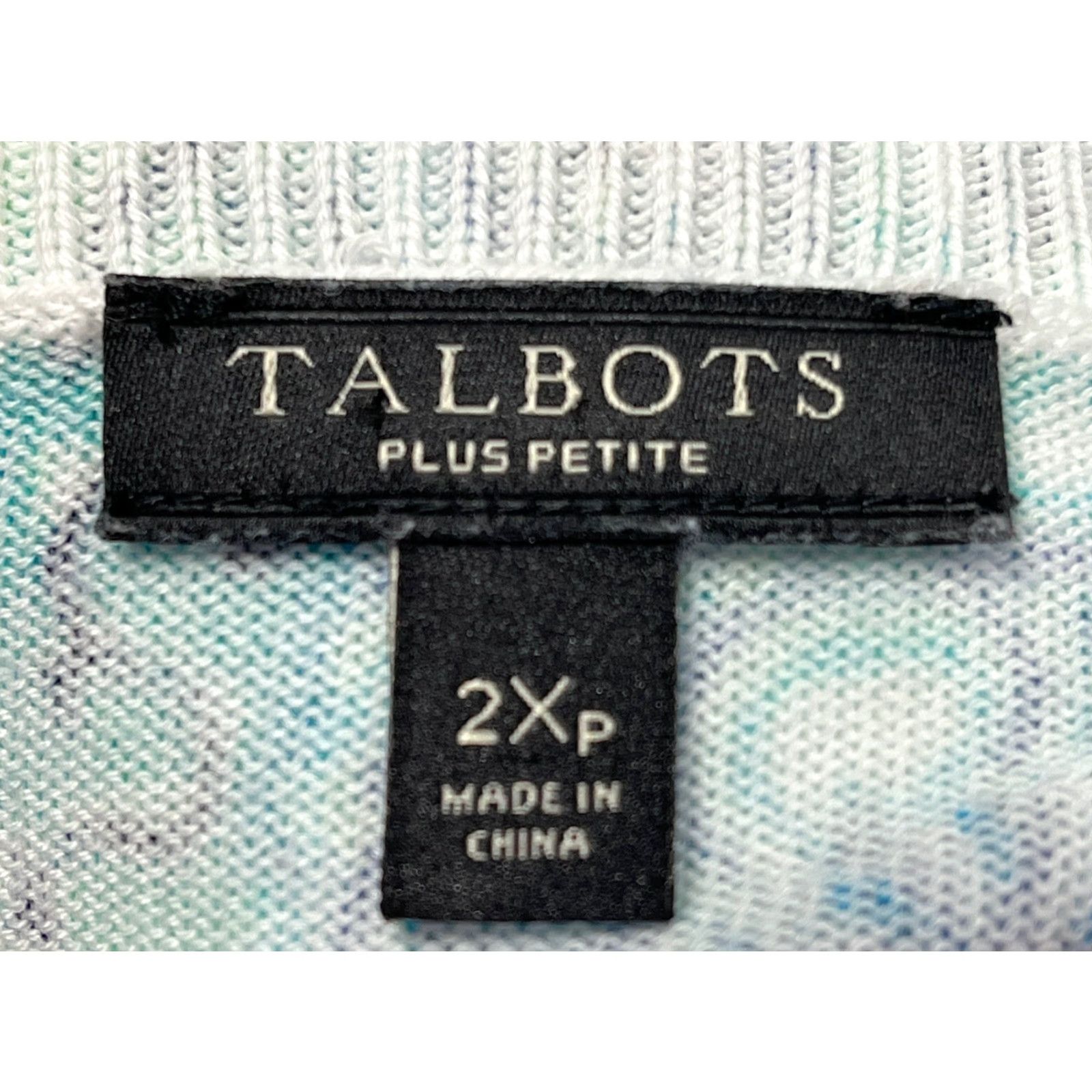 Talbots Talbots Woman Knit Sweater Sz 2X Petite 3/4 Sleeves Roll Tab GUC Multicolor Pullover Knit Roll Tab Sleeve Petite 2X Women Size XXL / US 16-18 / IT 52-54 - 4 Thumbnail