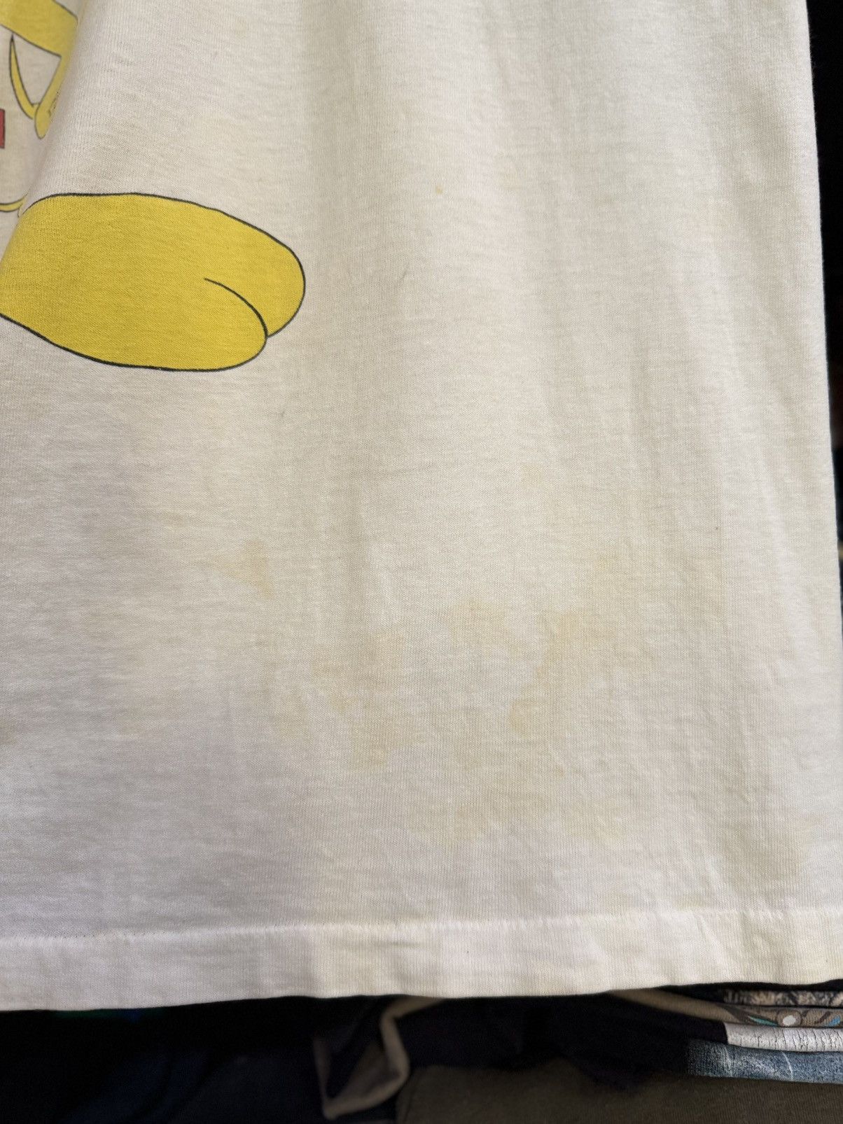 Cartoon Network × Vintage Thrashed Vintage 90s Tweety Lifeguard Warner Bros Faded Tee Size US XL / EU 56 / 4 - 4 Thumbnail