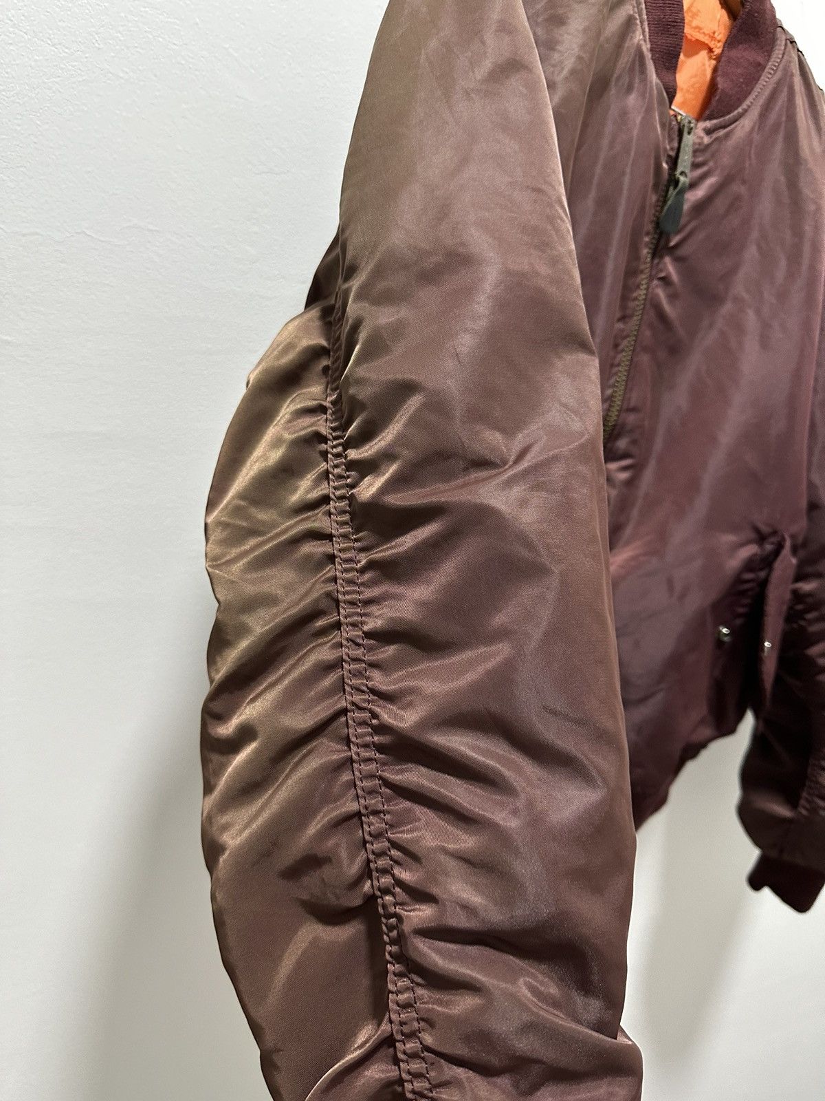 Alpha Industries Vintage Alpha Industries Ma-1 Flight Jacket Design Size US L / EU 52-54 / 3 - 6 Thumbnail