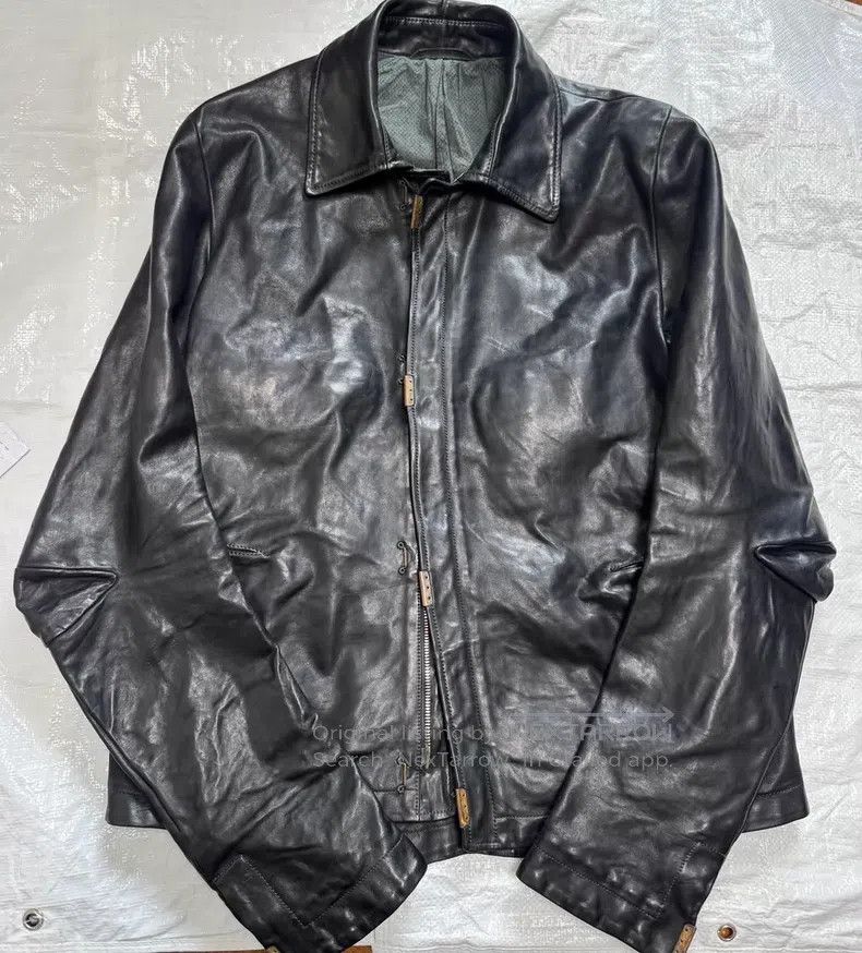Carol Christian Poell Carol Christian Poell Size 54 Leather Jacket LM/2498 Male| Size US L / EU 52-54 / 3 - 5 Thumbnail