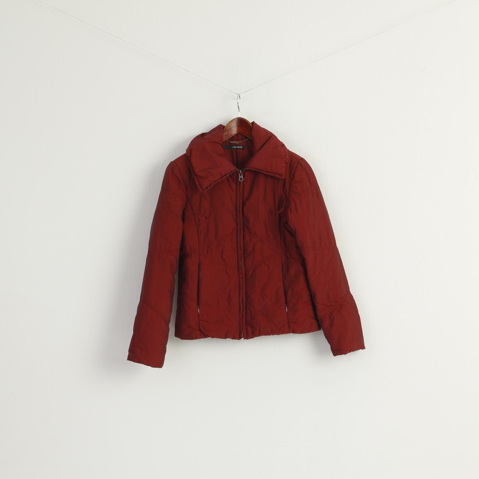 Vintage Silvian Heach Women S Jacket Burgundy 2838 Size S / US 4 / IT 40 - 2 Thumbnail