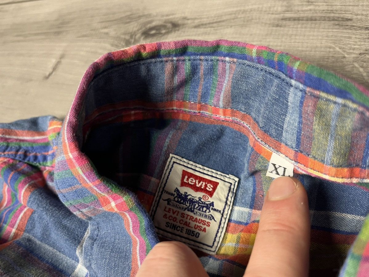 Levi's Levis Strauss Vintage Shirt Rainbow Size XLarge Size US XL / EU 56 / 4 - 4 Thumbnail