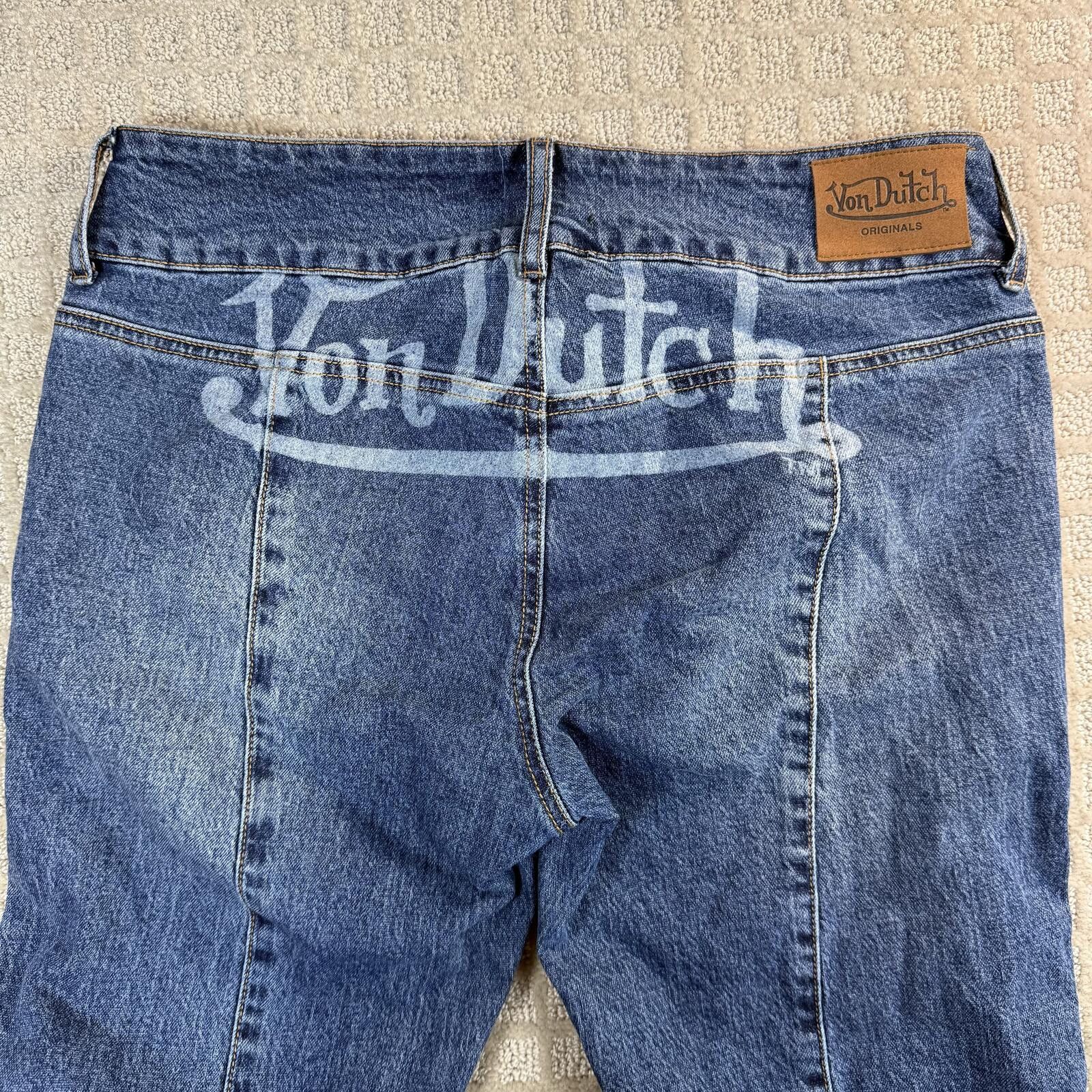 Von Dutch Von Dutch Y2K Flared Bootcut Jeans Womens 28 Size 28" / US 6 / IT 42 - 8 Thumbnail