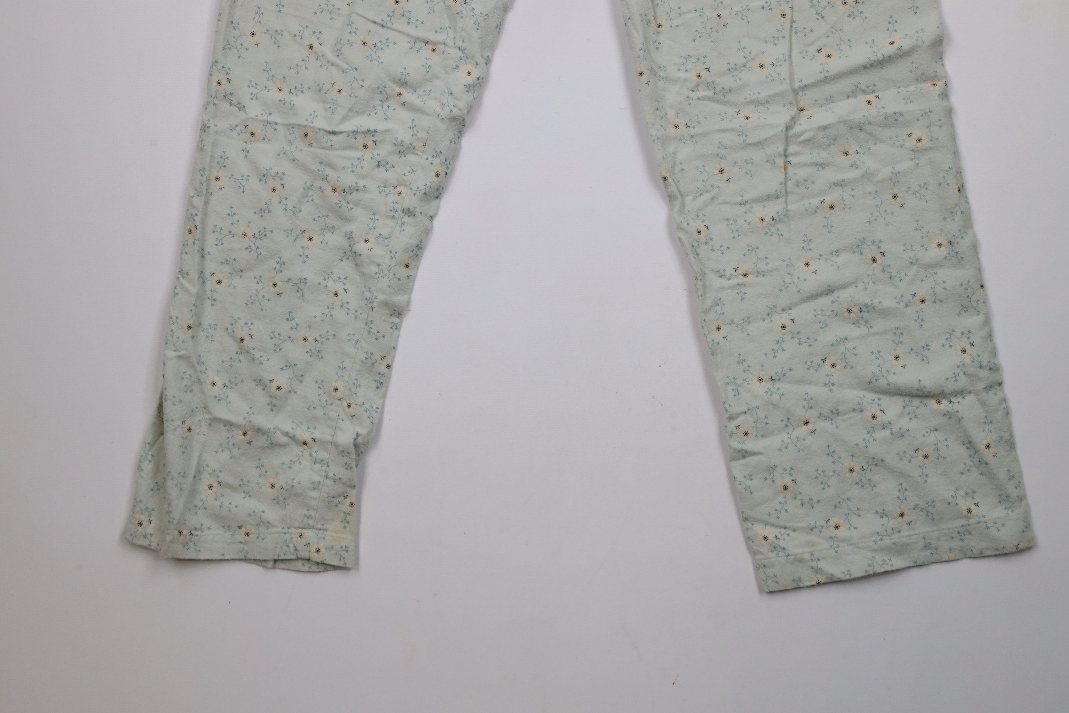 J.Crew × Vintage Vintage J Crew All Over Print Wide Leg Flannel Pajama Pants Size 36" / US 14 / IT 50 - 4 Thumbnail