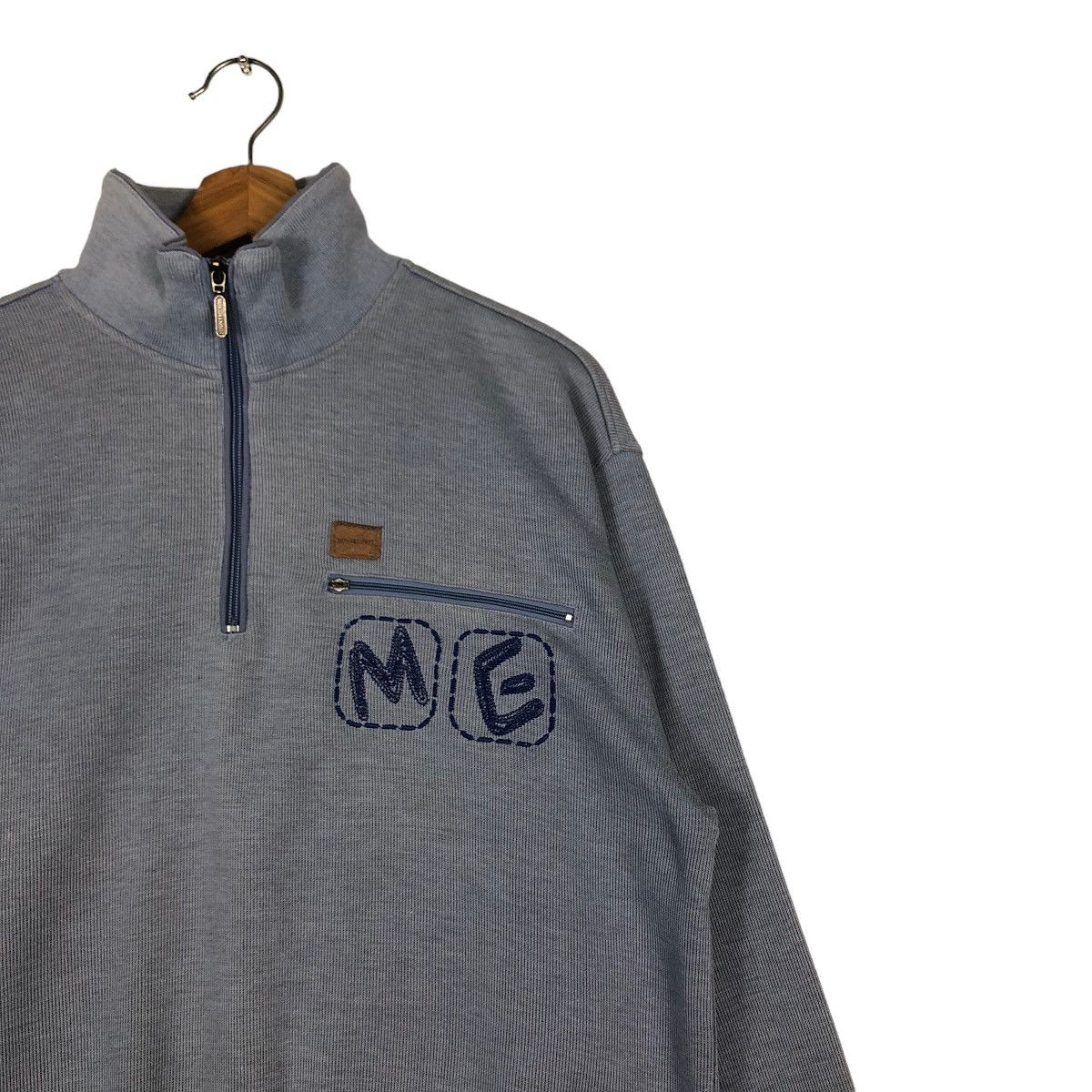 Japanese Brand 🔥Vtg Collar Sweatshirt Monade Esprit Japan Made Size US M / EU 48-50 / 2 - 6 Thumbnail