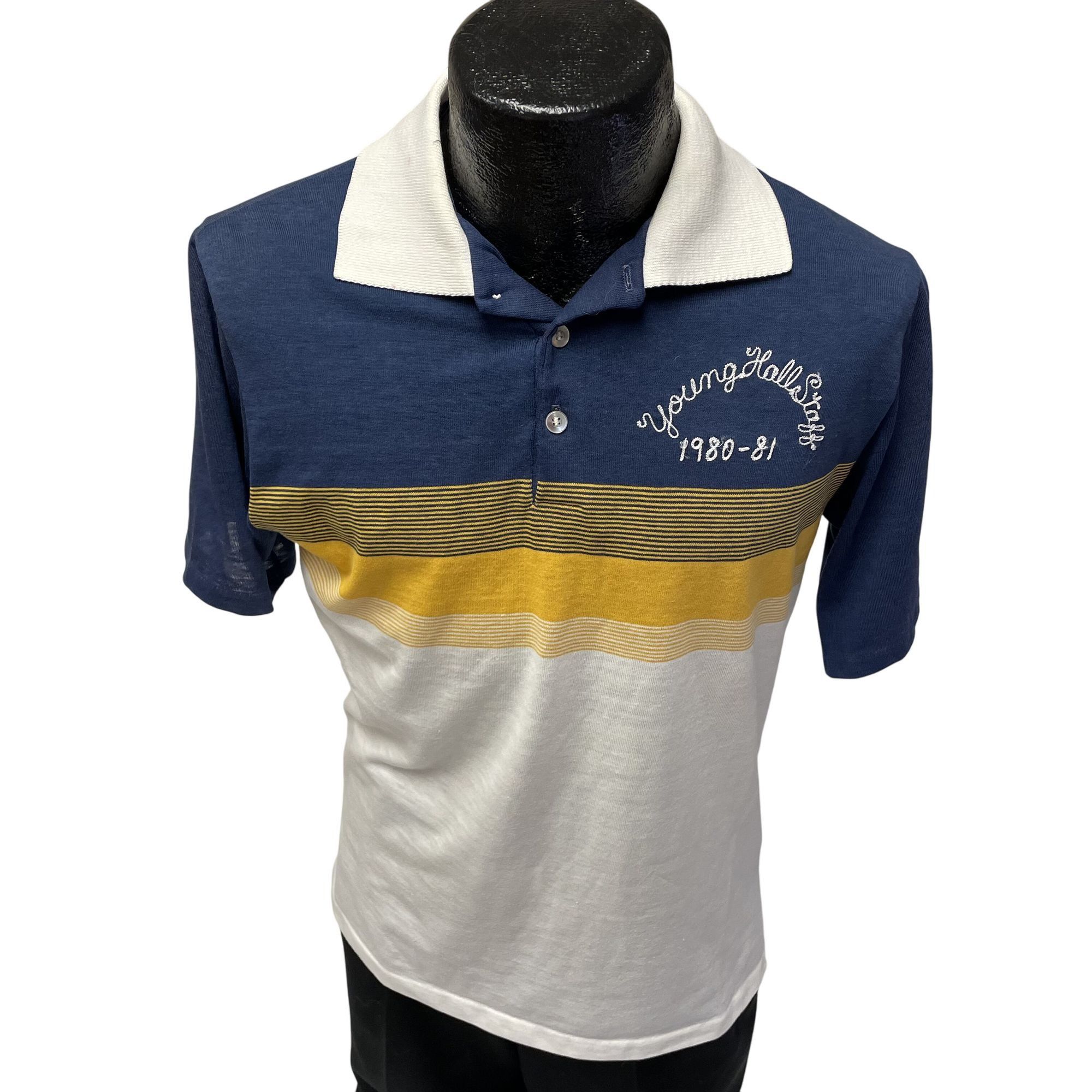 Other Vtg White CHAIN STITCH 1981 ULTRA Thin Surfer Polo Size US S / EU 44-46 / 1 - 1 Thumbnail