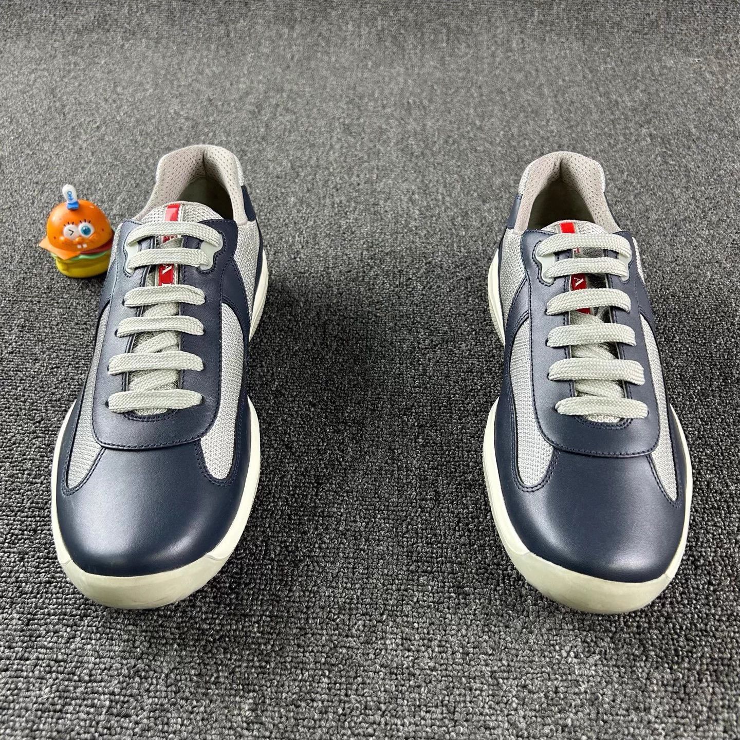 Prada Prada trendy casual sneakers blue gray colorblock Size US 10 / EU 43 - 2 Thumbnail