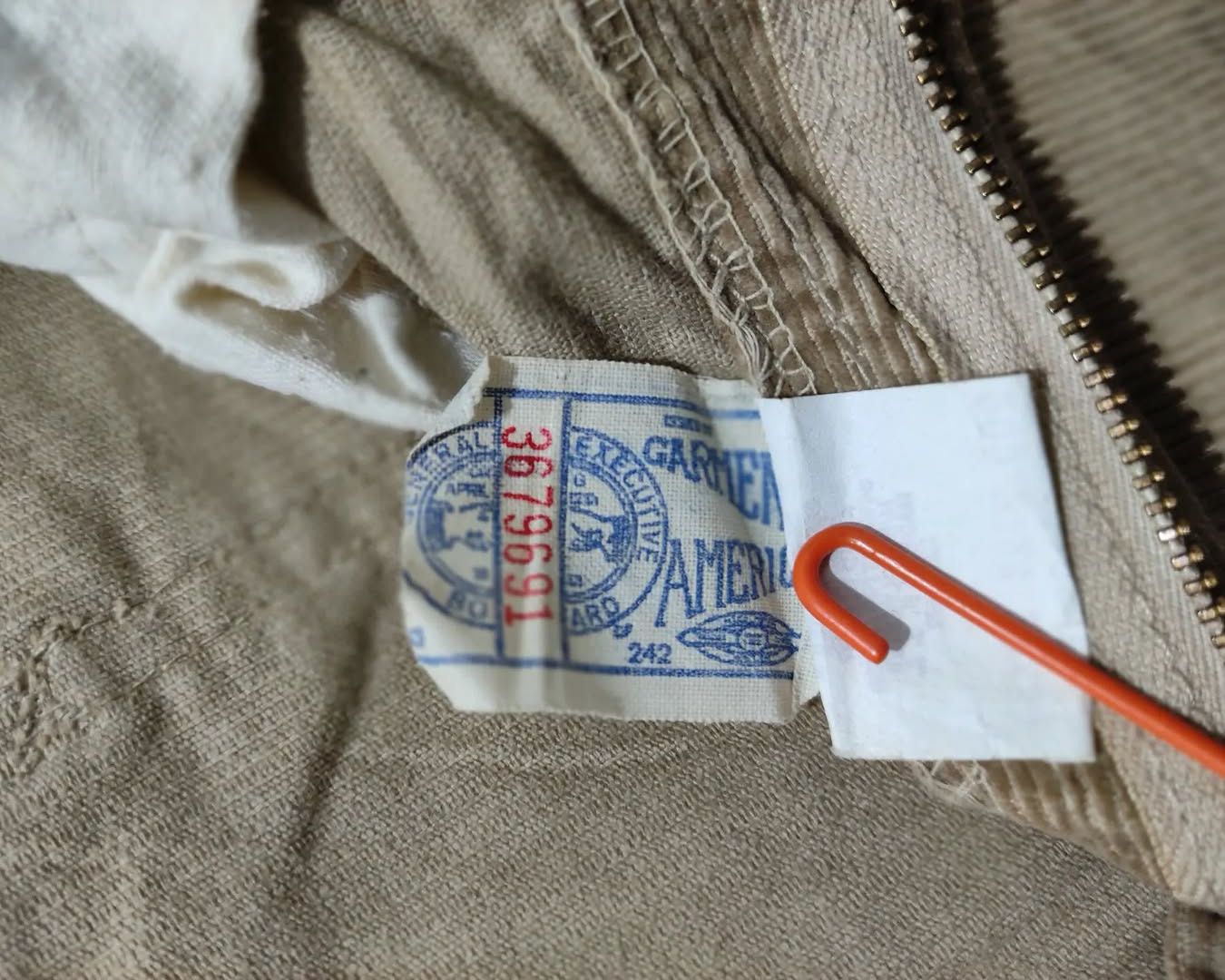 Lee Vintage 70s Tan Lee Riders Corduroy Pants with Talon Zipper Size US 30 / EU 46 - 4 Thumbnail