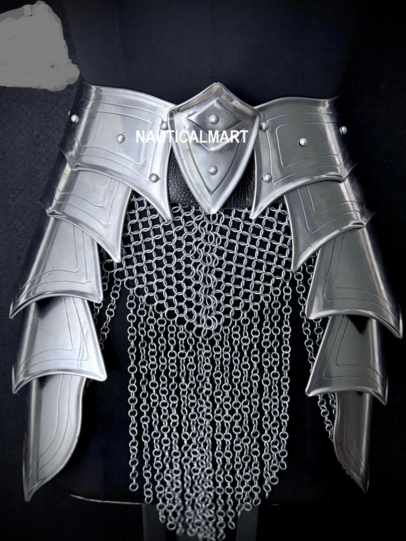 Other Authentic Medieval Women's Steel Armor Size ONE SIZE - 3 Thumbnail