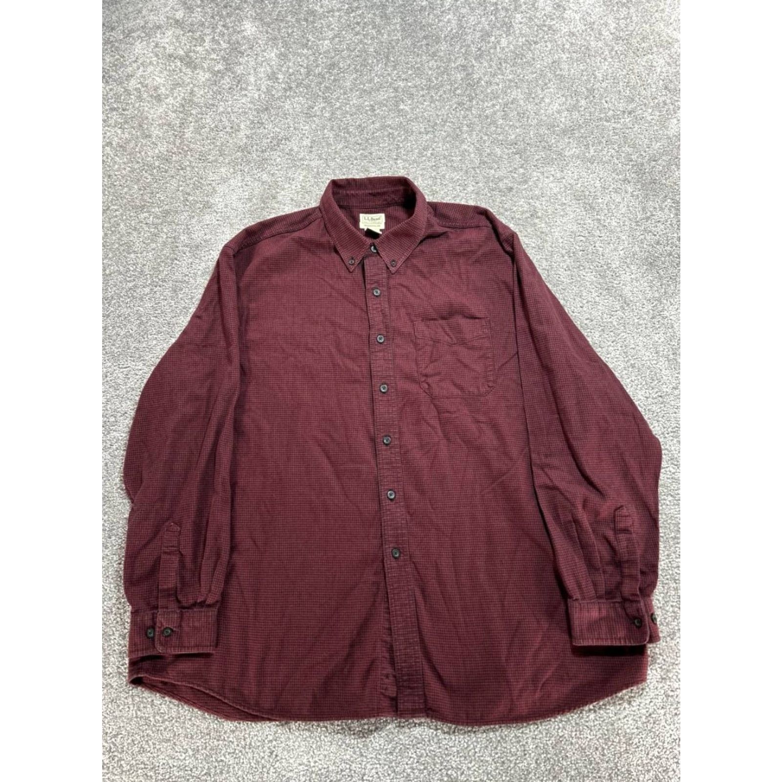 Vintage VINTAGE L.L.Bean Wicked Good Flannel Shirt Mens 2XL Red Cotton Traditional Button-Front Shirt Size US XXL / EU 58 / 5 - 2 Thumbnail