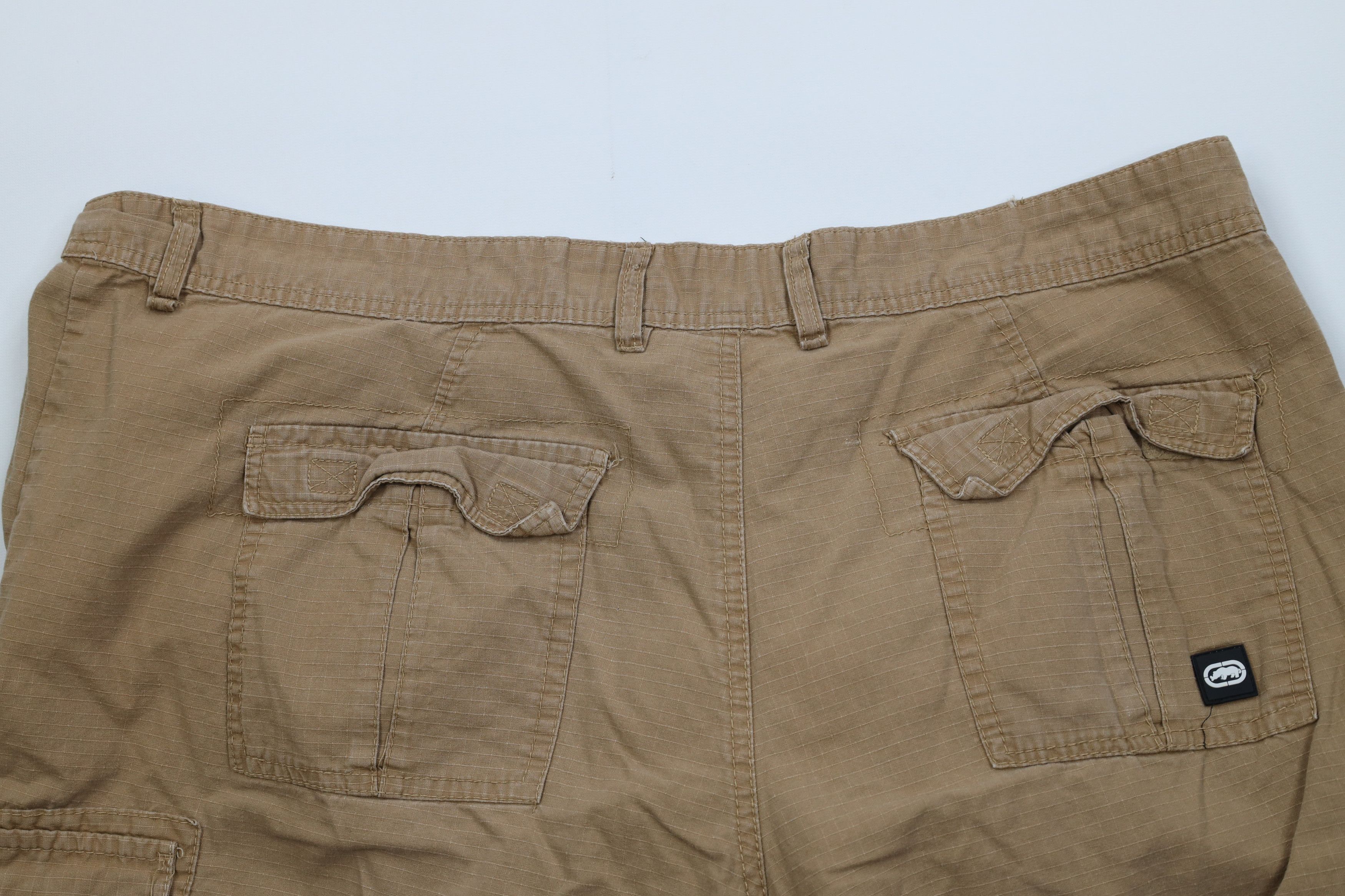 Ecko Unltd. Vintage 90s Y2K Ecko Ripstop Surplus Cargo Shorts Cotton Size US 42 / EU 58 - 10 Thumbnail
