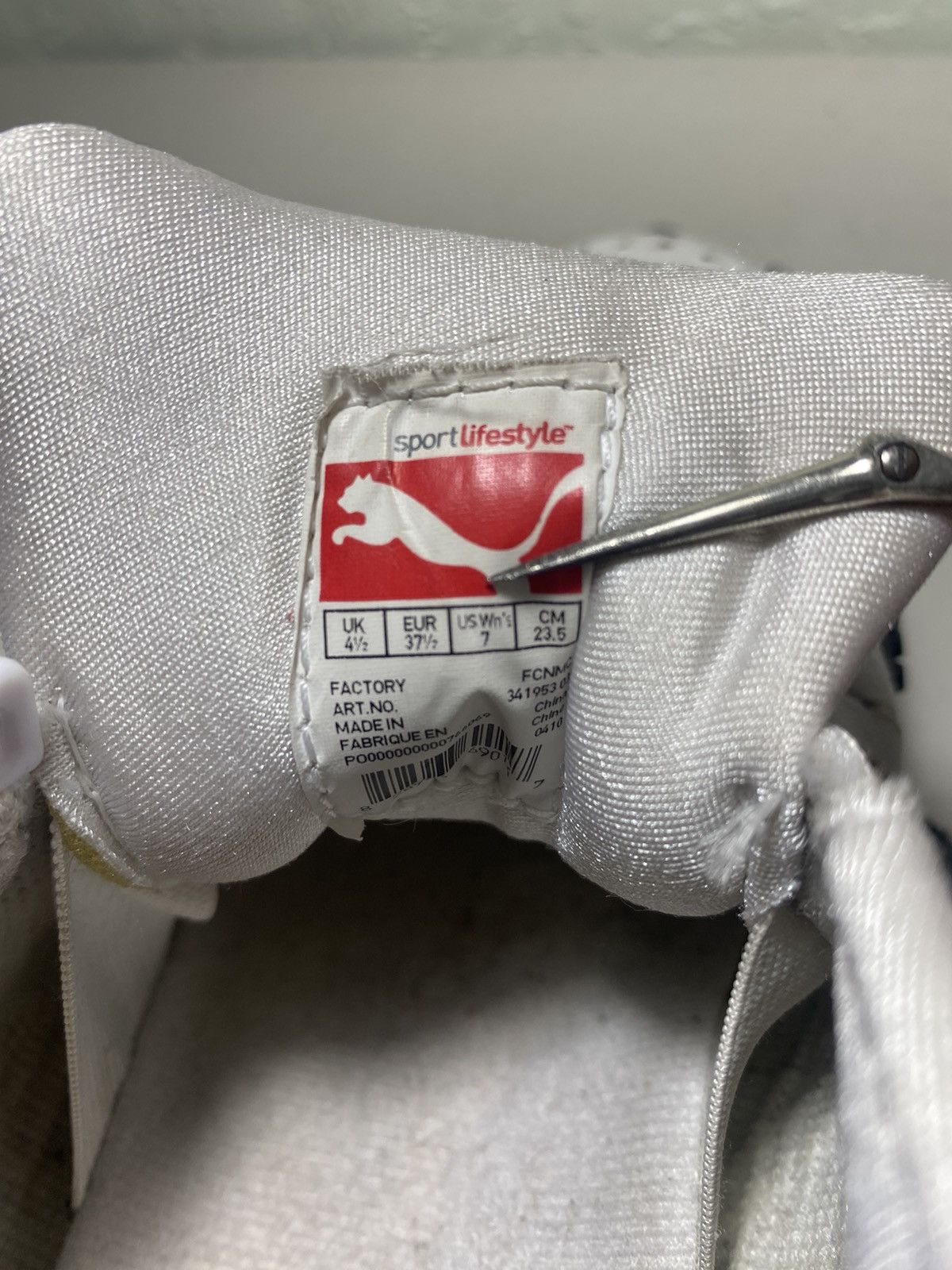 Puma PUMA Mostro White Leather Driving/Riding Shoes Size US 7 / IT 37 - 9 Thumbnail