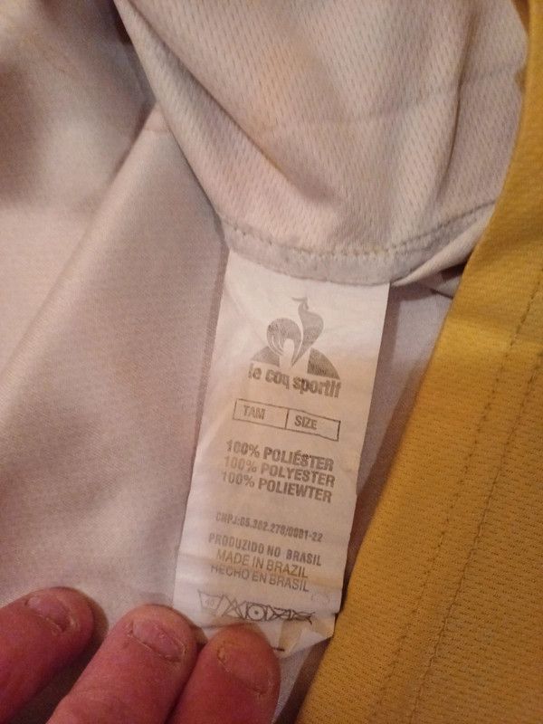 Le Coq Sportif Cameroon 2019 Africa Cup away shirt Size US XL / EU 56 / 4 - 8 Thumbnail