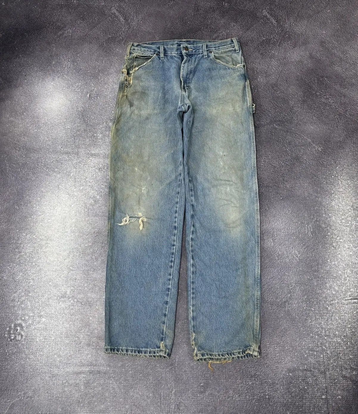 Dickies × Vintage Vintage Dickies Y2K Blue Denim American Skate Hype Jeans Size US 34 / EU 50 - 2 Thumbnail