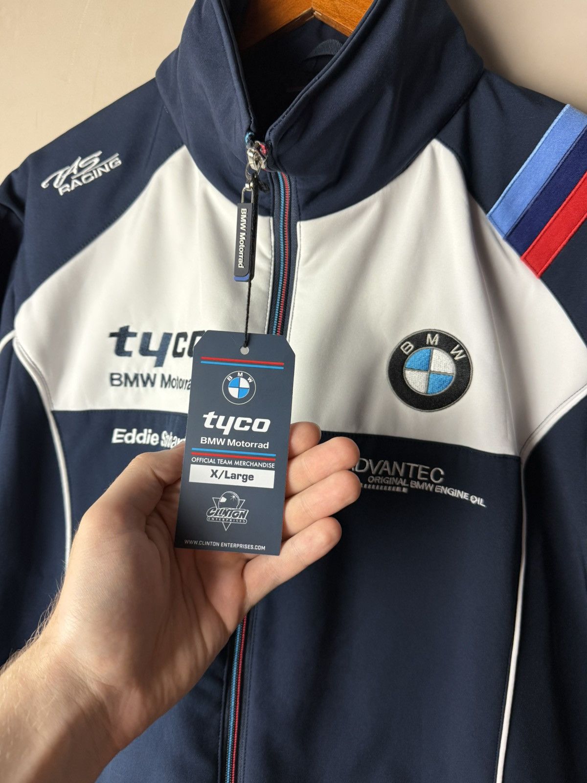 BMW Vintage BMW Tuco Racing Full Zip Jacket Size XL Size US XL / EU 56 / 4 - 3 Thumbnail