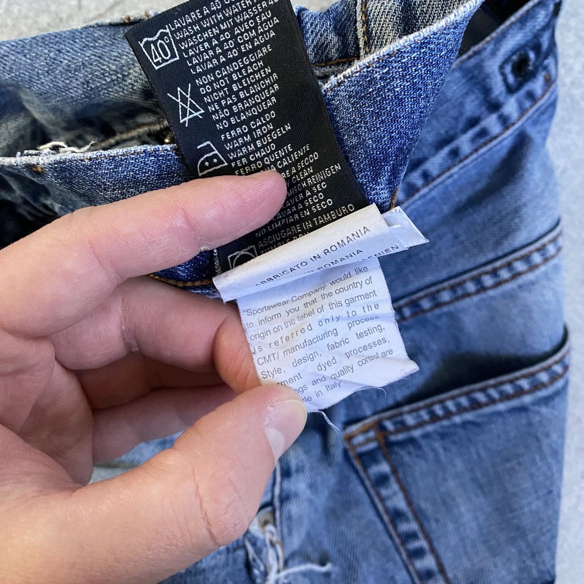 Stone Island Vintage Stone Island Jeans Denim Pants Rare S.I Denims Size US 30 / EU 46 - 18 Thumbnail