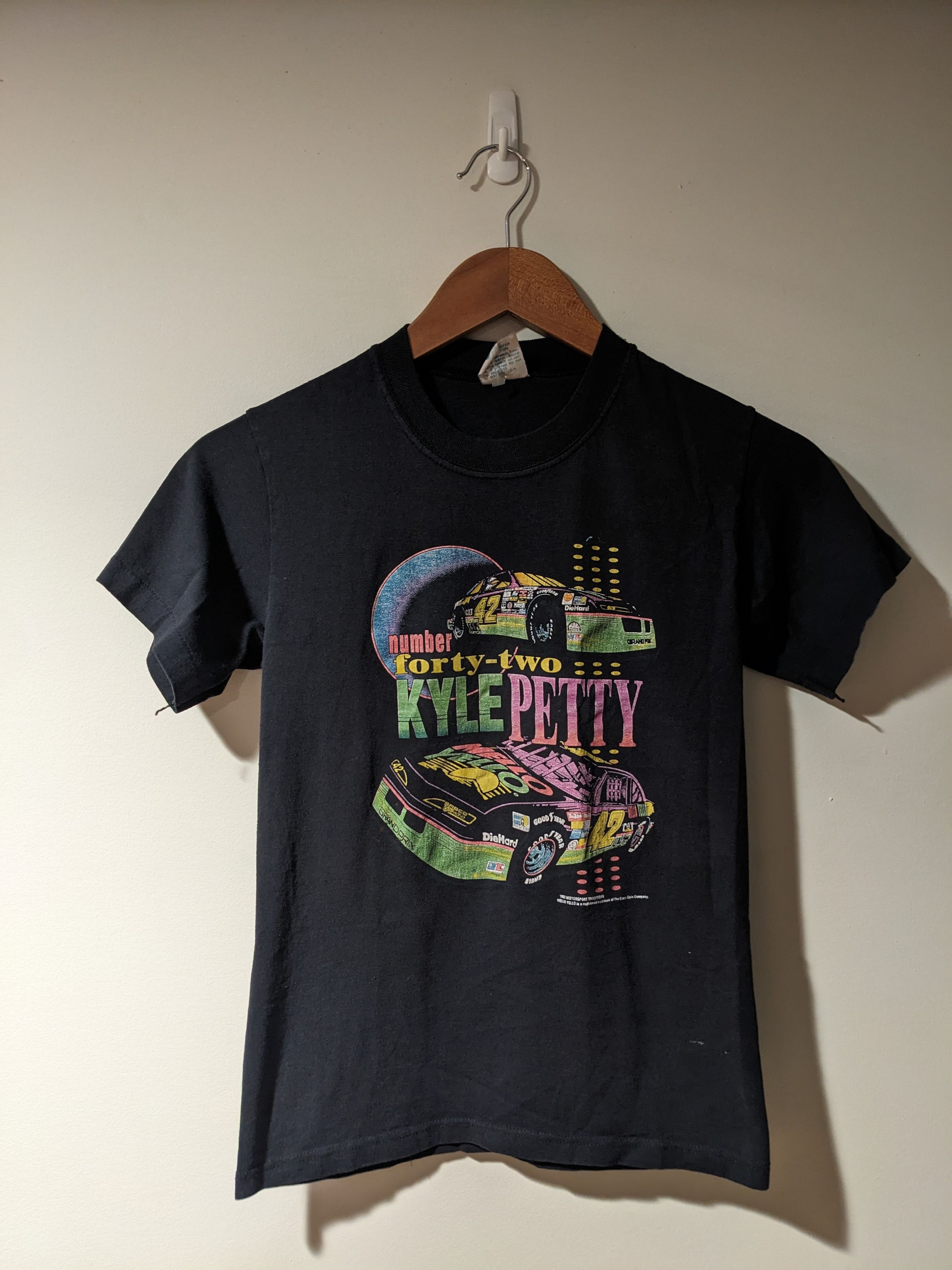 NASCAR × Vintage Vintage 1993 Nascar Kyle Petty Chase Authentic Kids T-Shirt Size US L / EU 52-54 / 3 - 1 Thumbnail