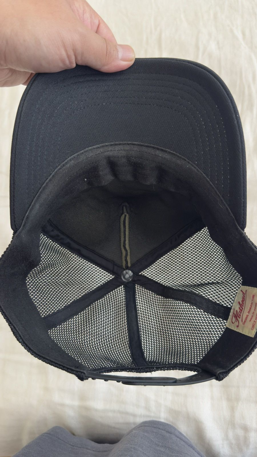 The Flat Head The Flat Head Trucker Cap - Black Size ONE SIZE - 3 Thumbnail