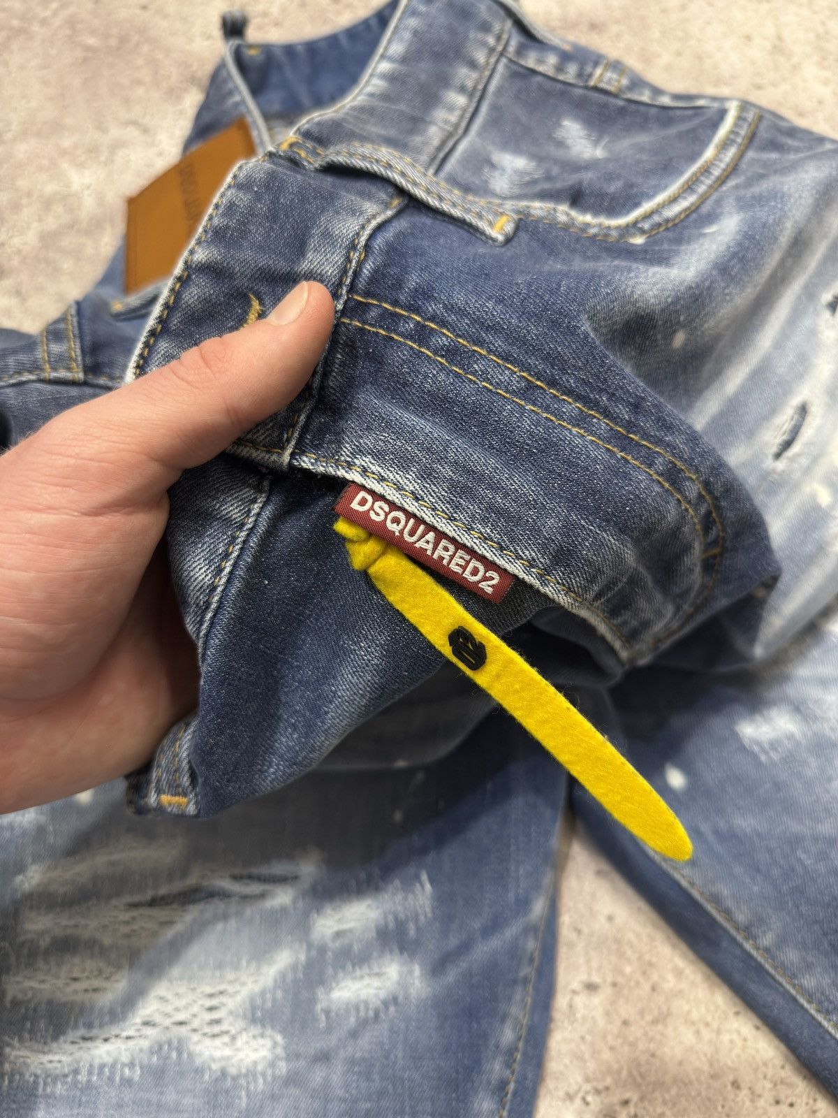 Dsquared2 Dsquared2 Distressed Skinny Jeans Size US 34 / EU 50 - 7 Thumbnail
