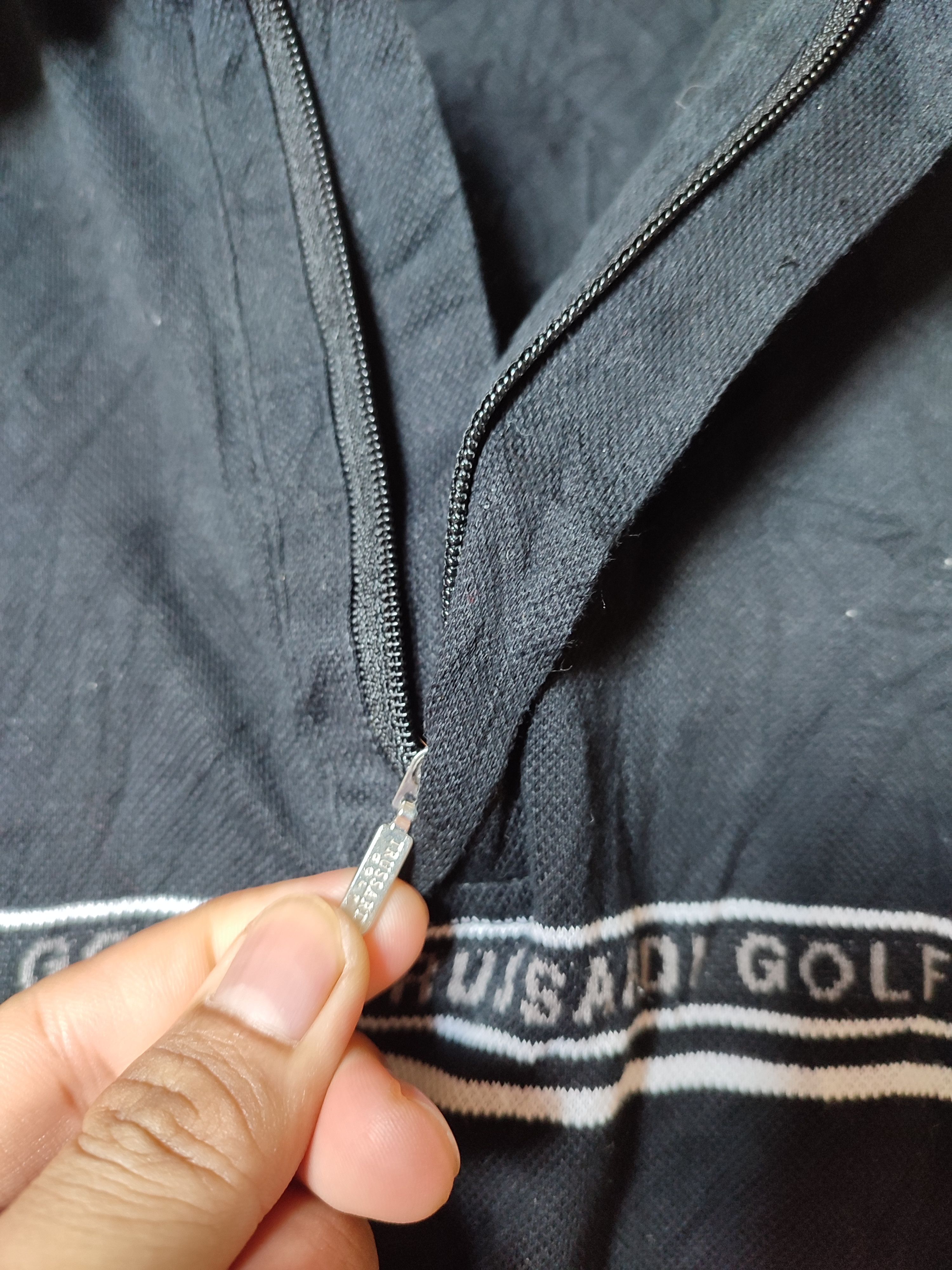 Trussardi Long Sleeve Trussardi Half Zipper Vintage Size US L / EU 52-54 / 3 - 5 Thumbnail