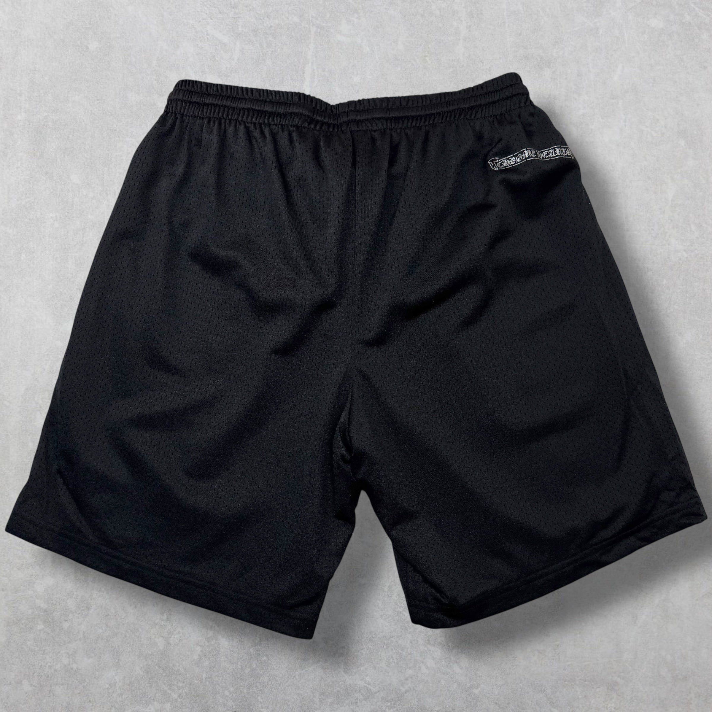 Chrome Hearts Chrome Hearts Black Mesh Warm Up Shorts L Size US 36 / EU 52 - 2 Thumbnail