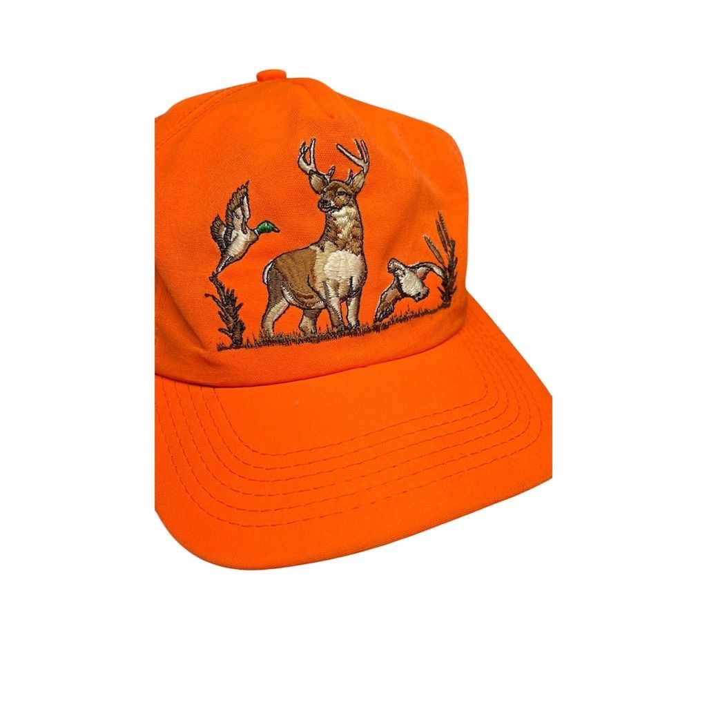 Winchester Winchester Vintage Blaze Orange Embroidered Snapback Hat Size ONE SIZE - 4 Thumbnail