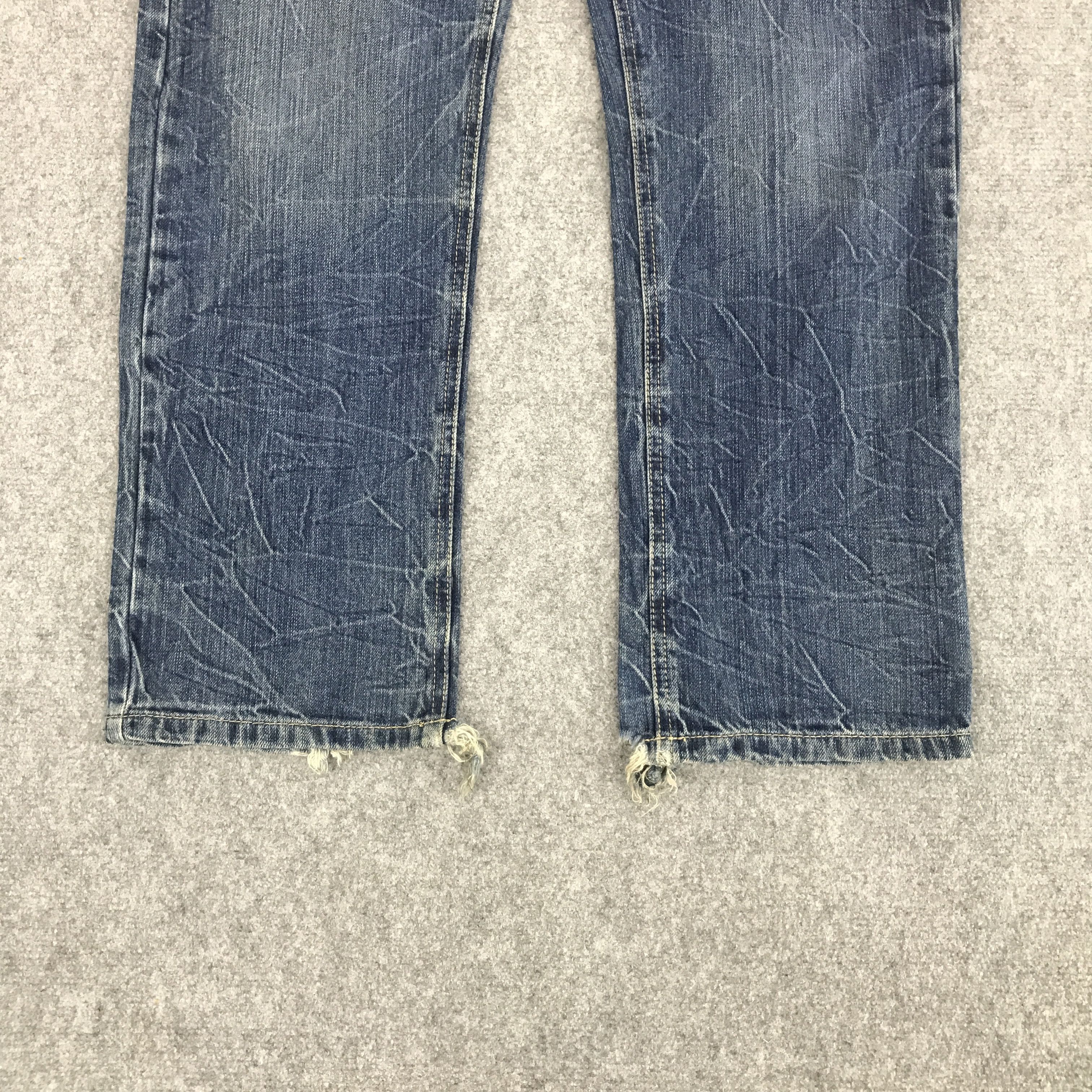 Japanese Brand JAPANESE BRAND DISTRESSED DENIM PATCHWORK JEANS Size US 30 / EU 46 - 3 Thumbnail
