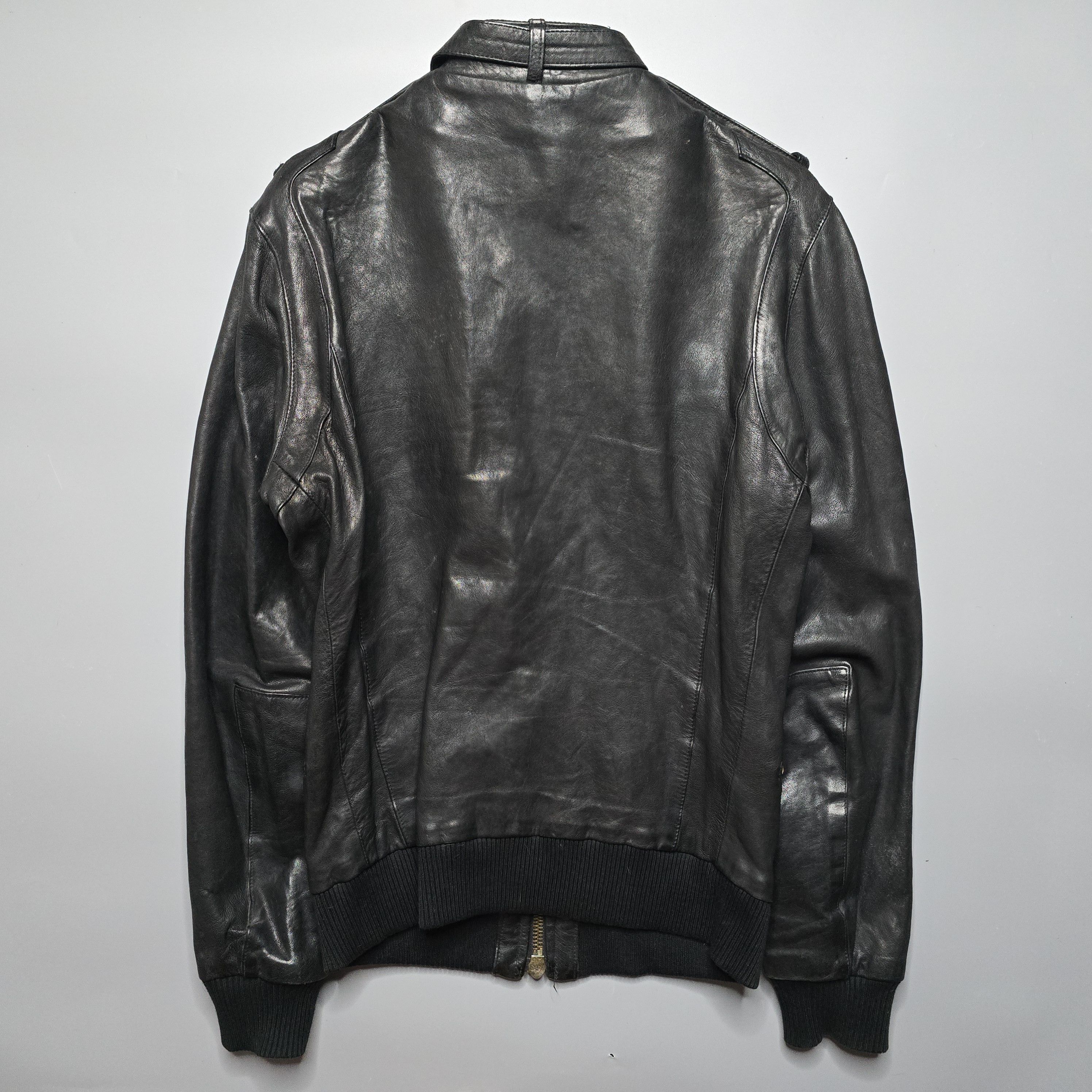 Golden Goose Golden Goose - Archive Cafe Racer Leather Jacket Size US S / EU 44-46 / 1 - 2 Thumbnail