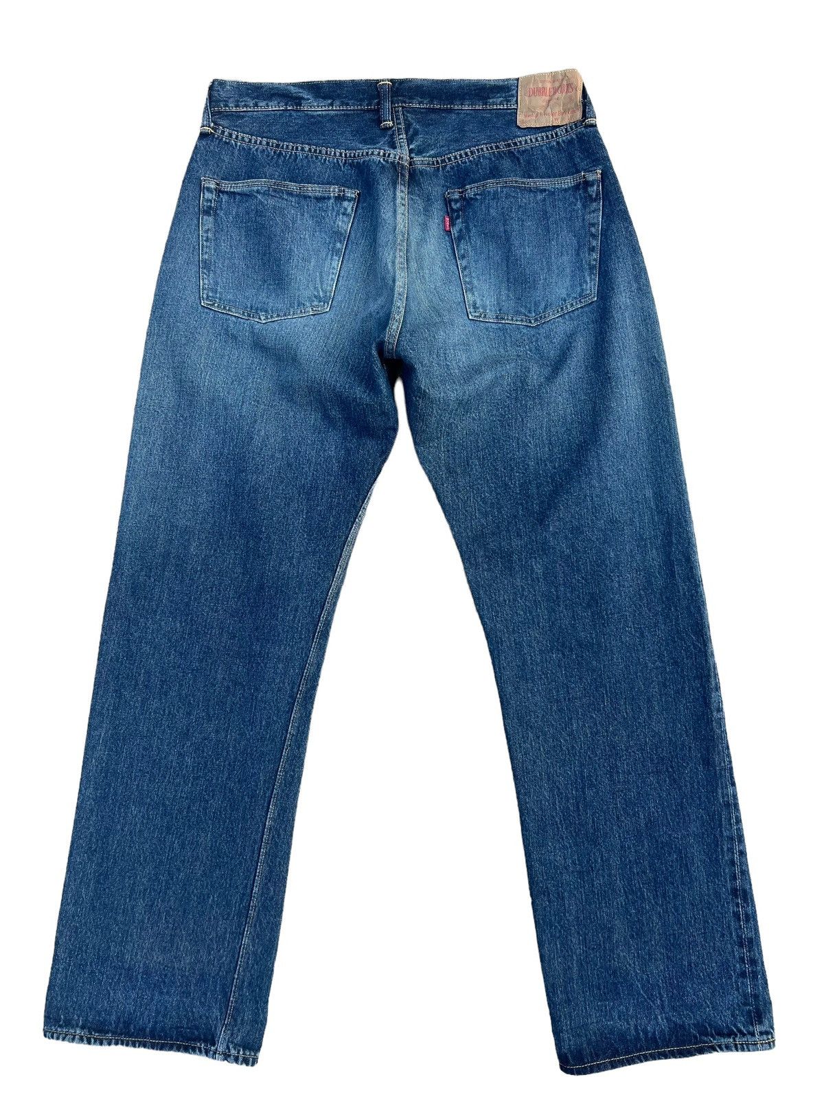 Heller's Cafe Dubbleworks X Warehouse Fade Denim Selvedge Jeans Size US 34 / EU 50 - 2 Thumbnail