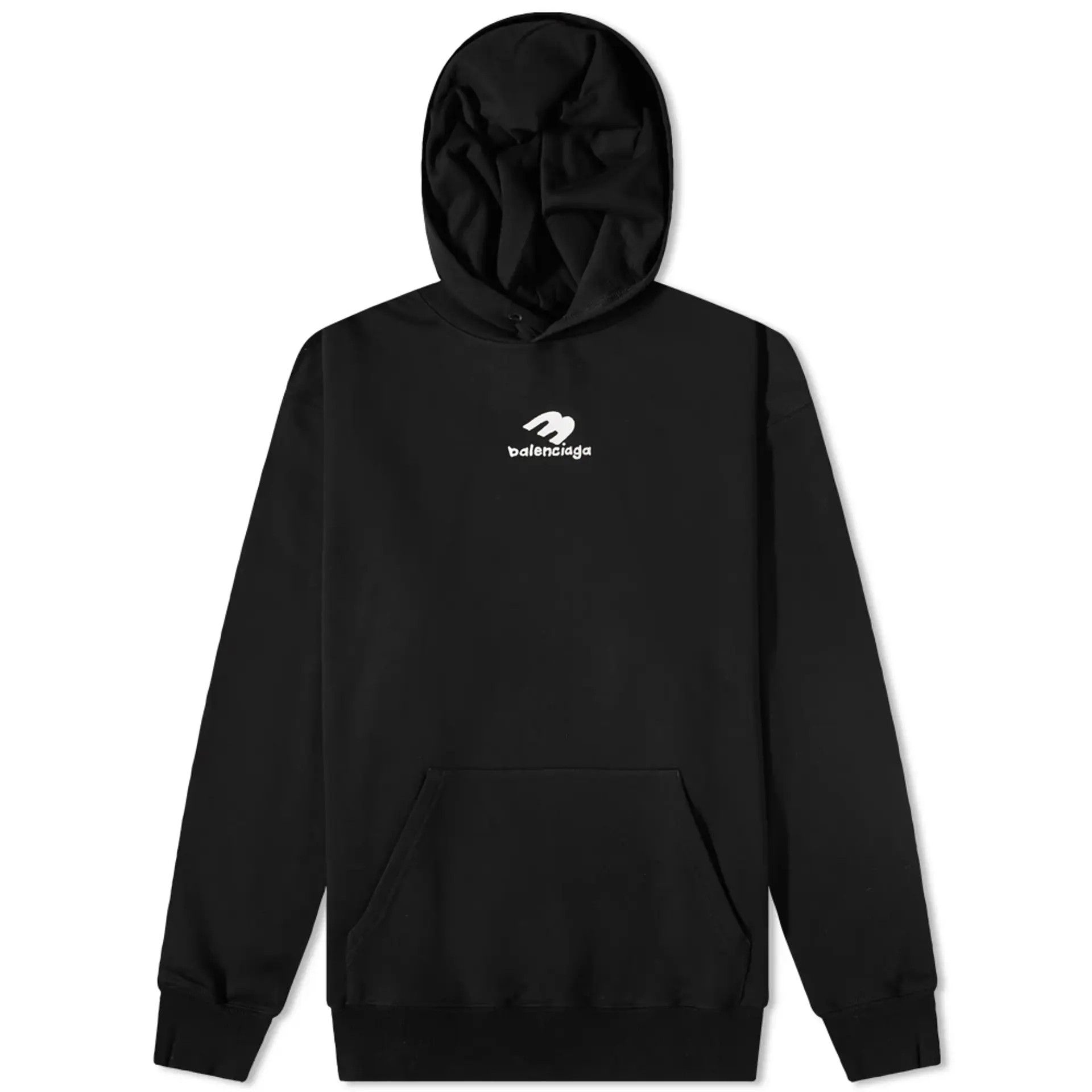 o1mt1gz0524 Medium Fit Hoodie in Black