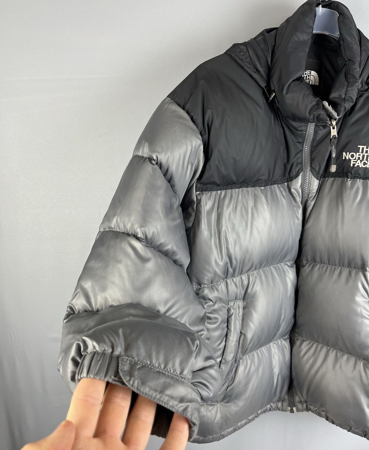The North Face The North Face Grey 1996 Nuptse Puffer Down Packable Jacket Size US M / EU 48-50 / 2 - 5 Thumbnail