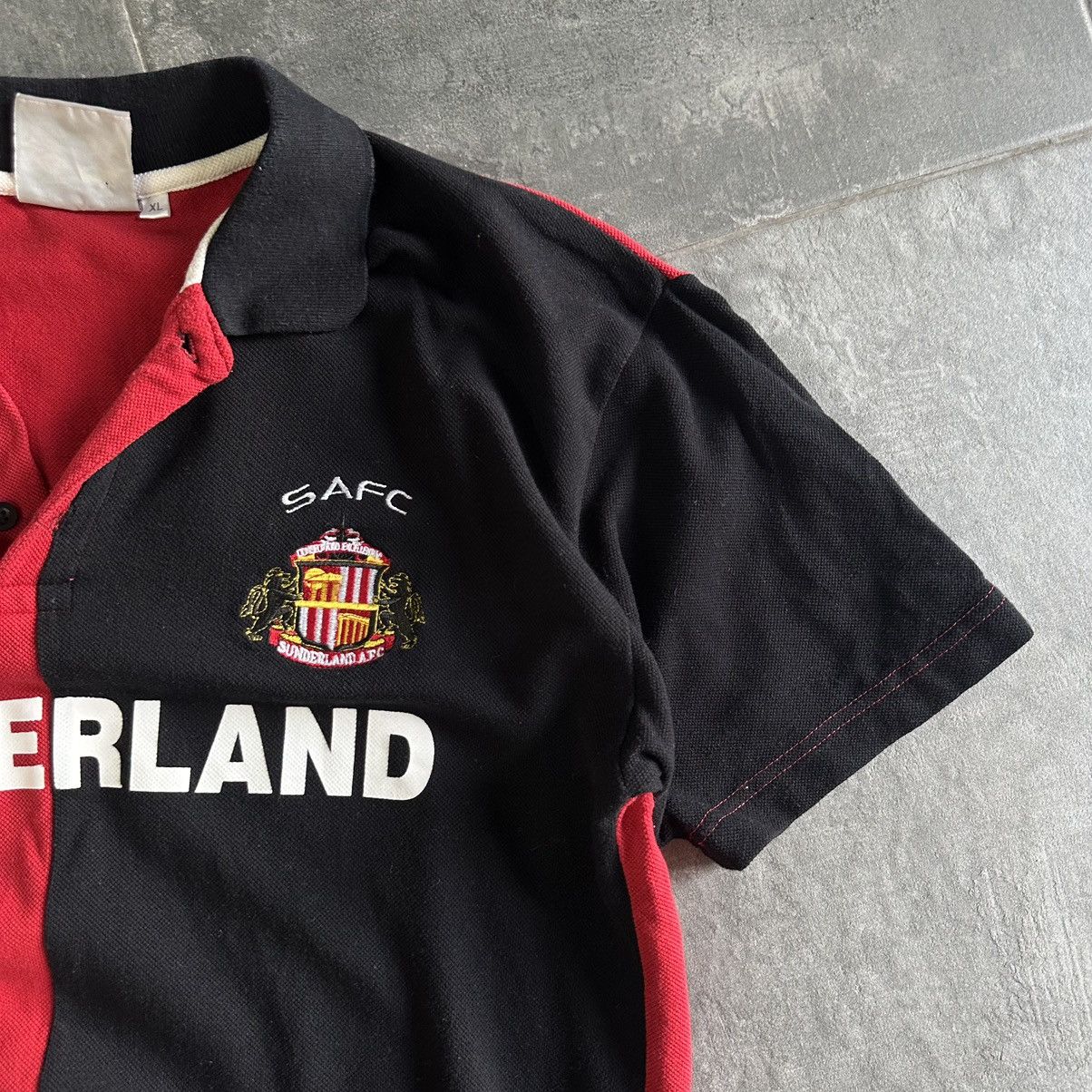 Vintage Vintage Sunderland Polo Black Cats AFC SAFC Y2K 00s Size US L / EU 52-54 / 3 - 6 Thumbnail
