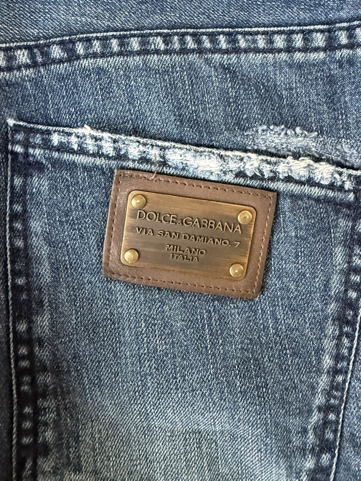 Dolce & Gabbana Dolce Gabanna jeans street wear y2k rap hip hop Size US 30 / EU 46 - 4 Thumbnail