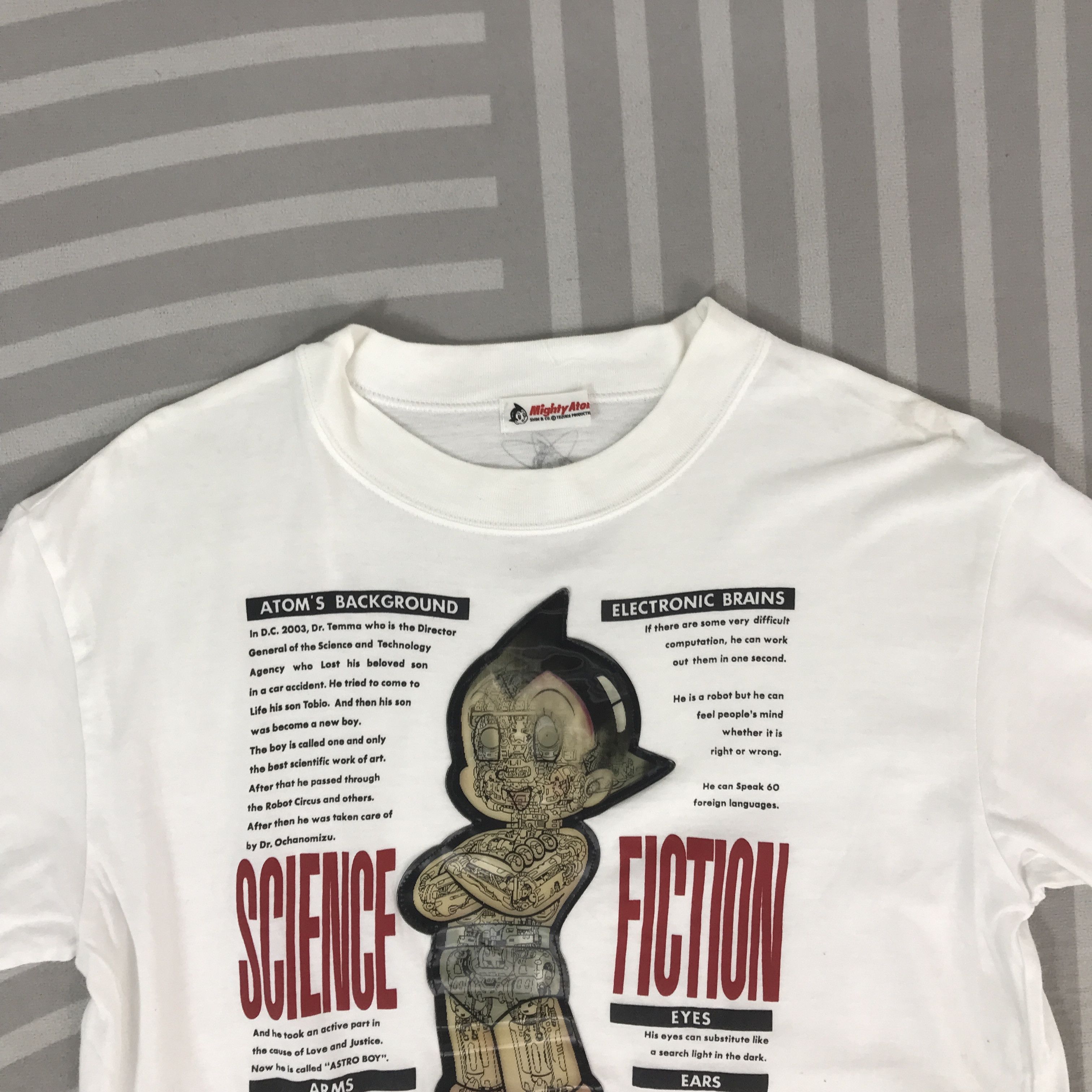Japanese Brand Vtg Astro Boy Mighty Atom Cartoon movie Japan T-Shirt K44B62 Size US S / EU 44-46 / 1 - 2 Thumbnail