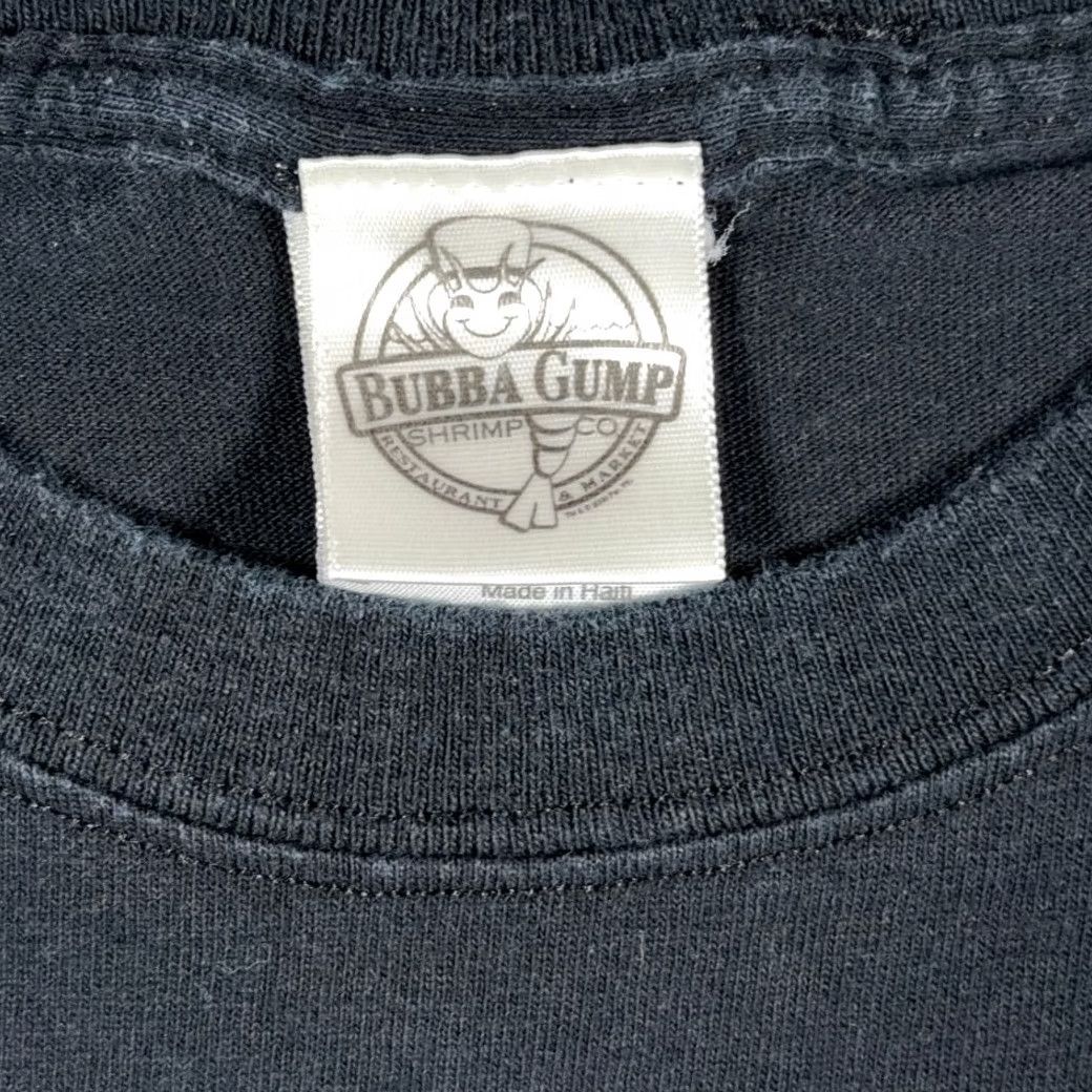 Shrimps Vintage Bubba Gump Shrimp Shirt Adult LARGE Black MadeIra Beach Stupid Is Y2K Size US L / EU 52-54 / 3 - 3 Thumbnail