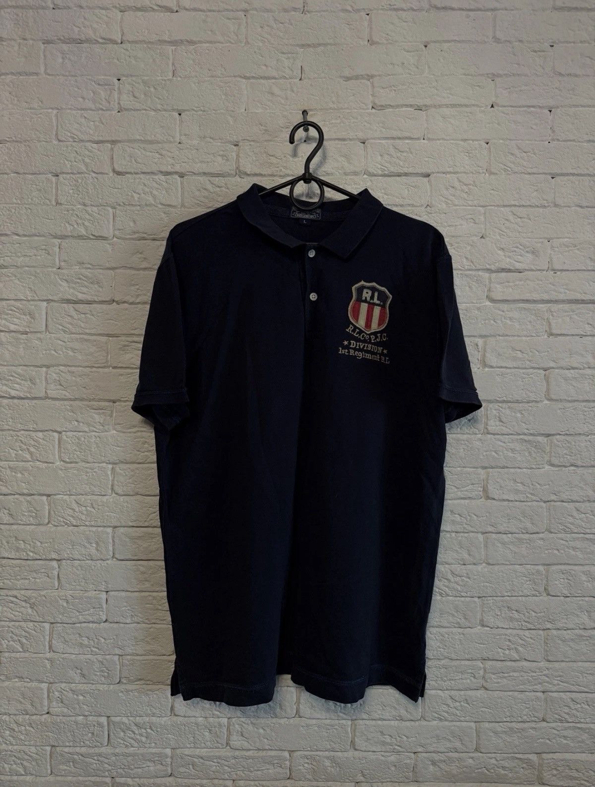 Polo Ralph Lauren Polo Jeans Company Polo Shirt Ralph Lauren Huge Logo Sz L Size US L / EU 52-54 / 3 - 1 Thumbnail