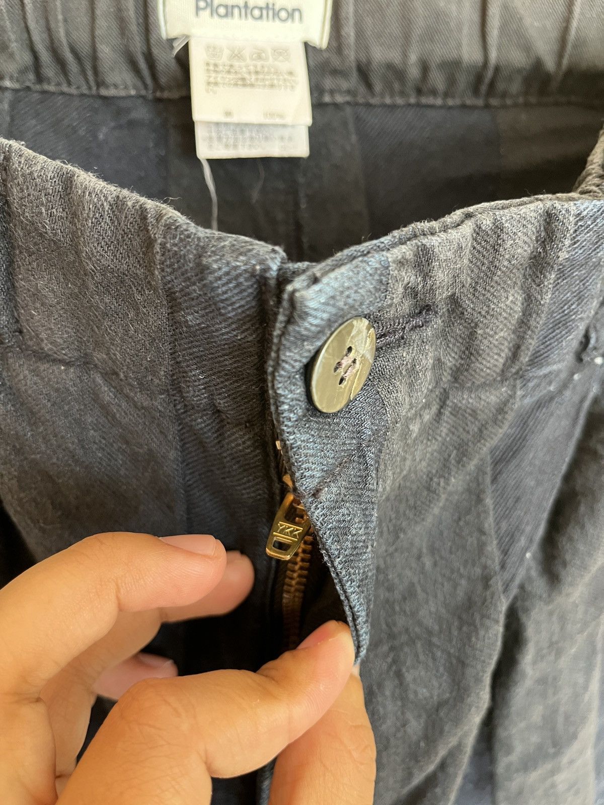 Issey Miyake Issey Miyake Plantation Indigo Linen Cut off Size 30" / US 8 / IT 44 - 6 Thumbnail