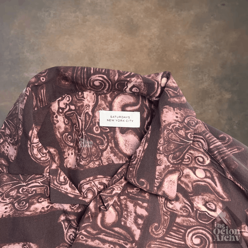 Saturdays NYC Saturdays NYC Canty Pendant Shirt 'Dark Mauve' NWT Size US M / EU 48-50 / 2 - 3 Thumbnail