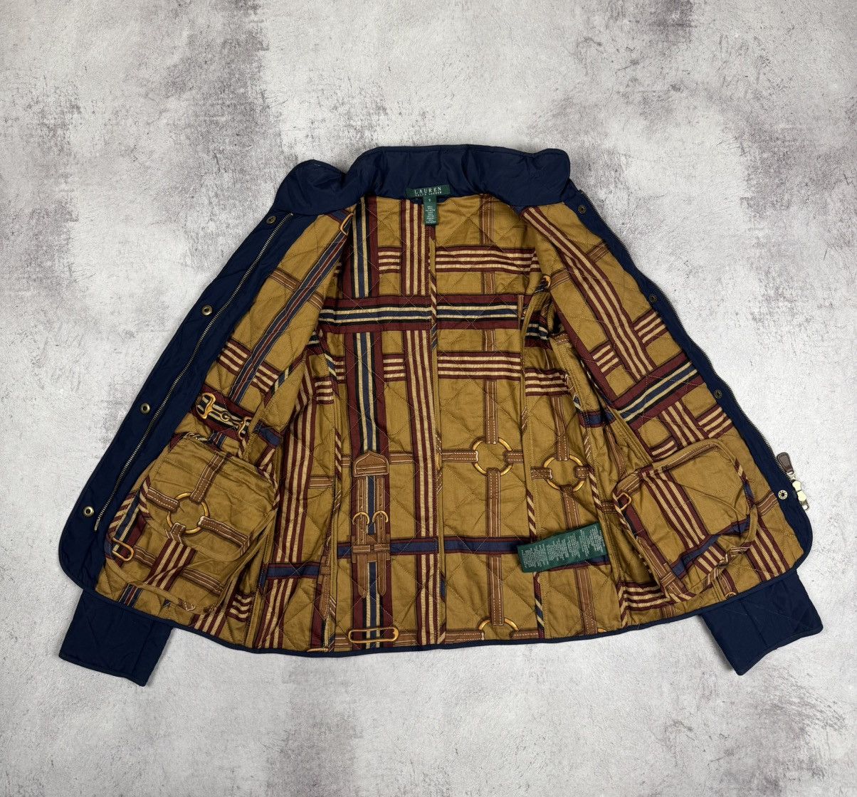 Lauren Ralph Lauren LAUREN RALPH LAUREN EQUESTRIAN PRINT BARN QUILTED JACKET Size S / US 4 / IT 40 - 1 Thumbnail