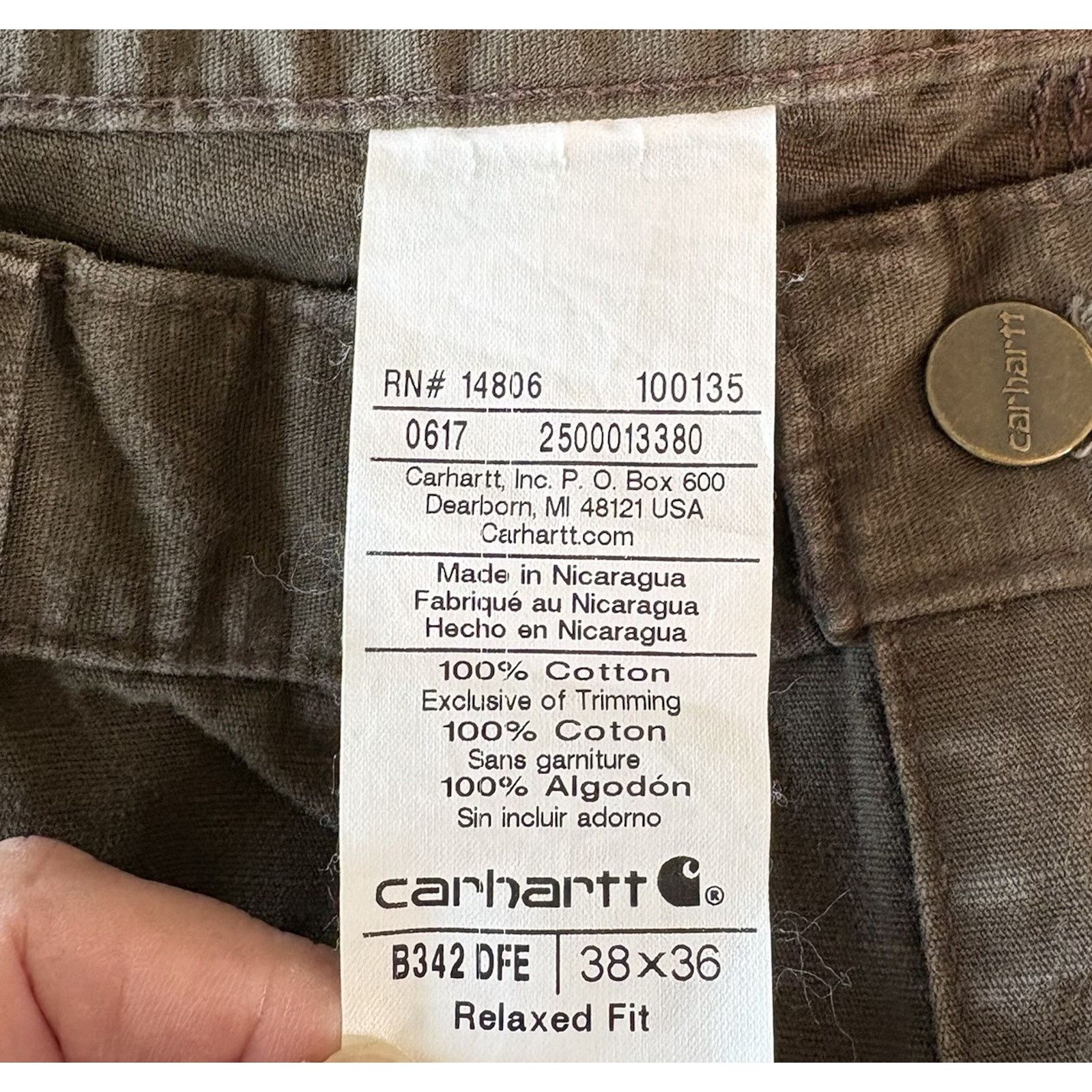 Carhartt Carhartt Double Front Cargo Pants Size US 38 / EU 54 - 5 Thumbnail