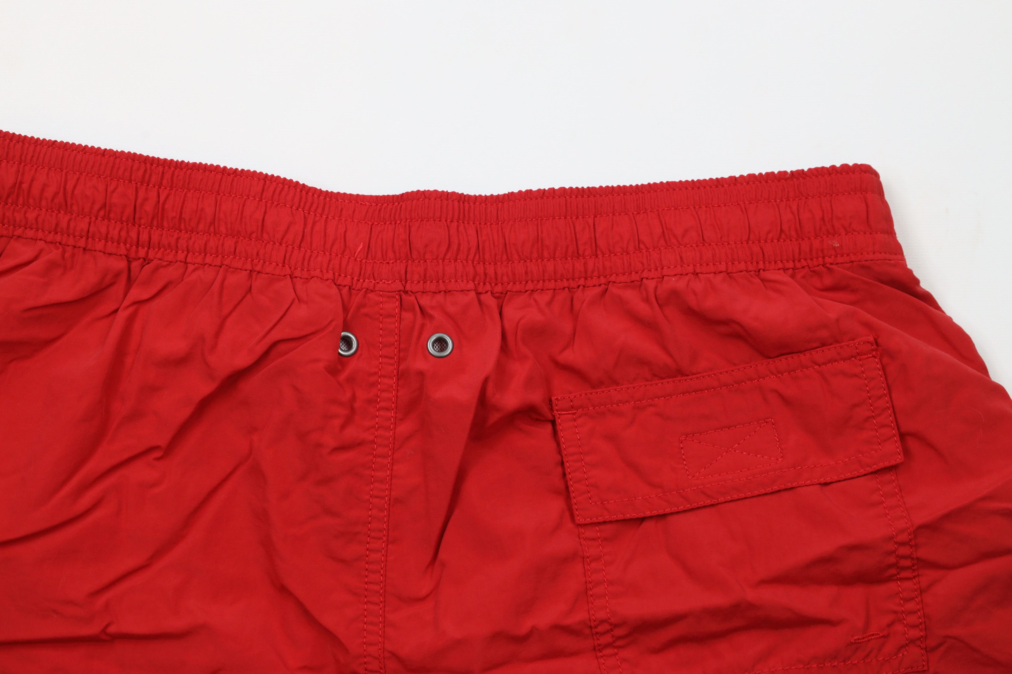 Ralph Lauren × Vintage Vintage 90s Ralph Lauren Above Knee Shorts Swim Trunks Red Size US 36 / EU 52 - 9 Thumbnail
