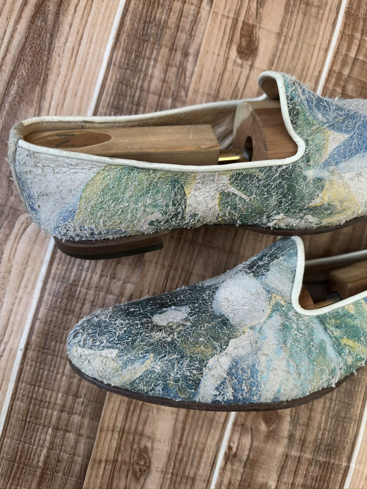 Alfredo Bannister Alfredo Bannister Y2K Flower Print Loafers Size US 9 / EU 42 - 7 Thumbnail