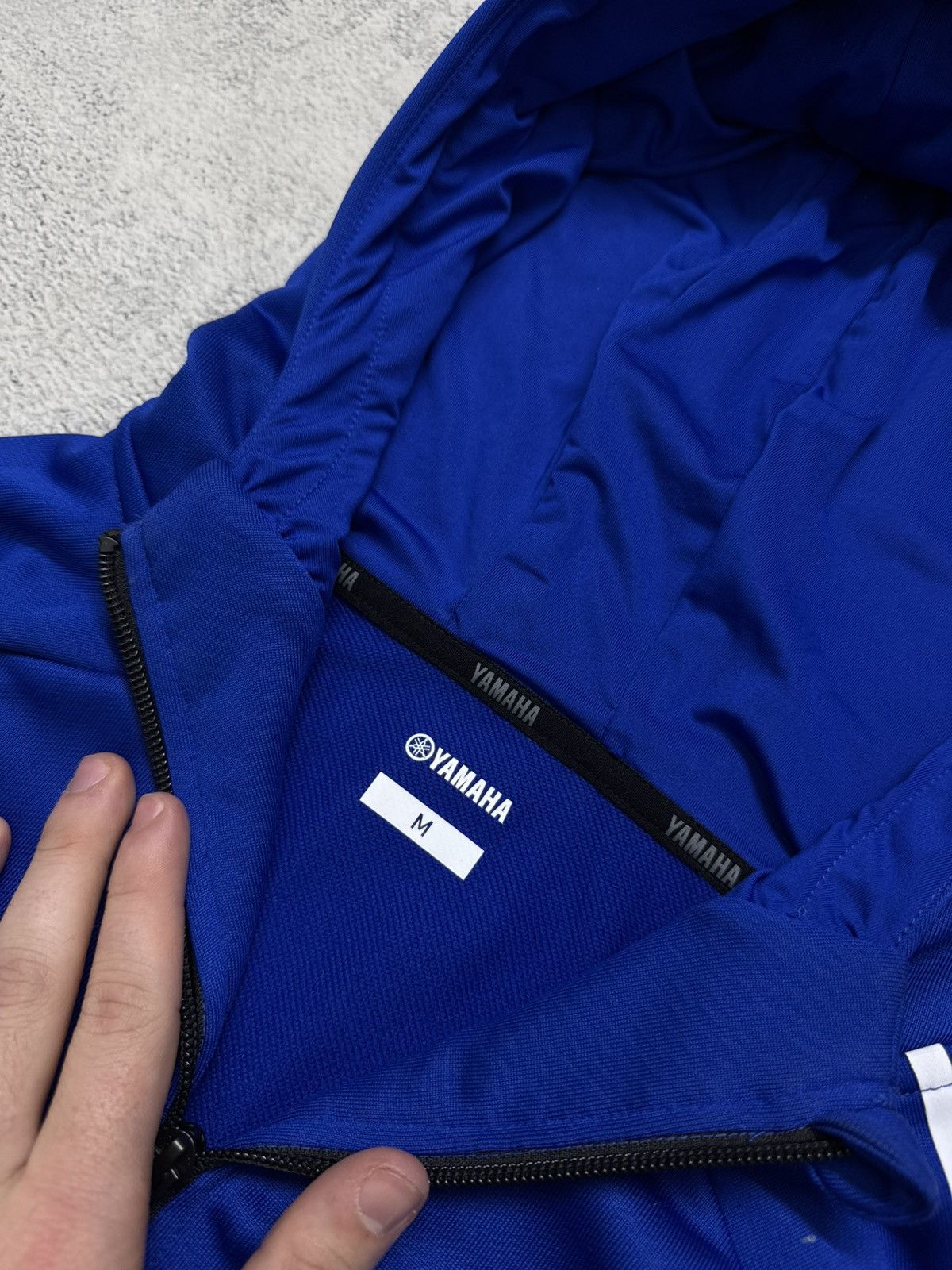 Yamaha Vintage Y2k Yamaha💙 Factory Racing Print Zip Sweatshirt Size US M / EU 48-50 / 2 - 9 Thumbnail