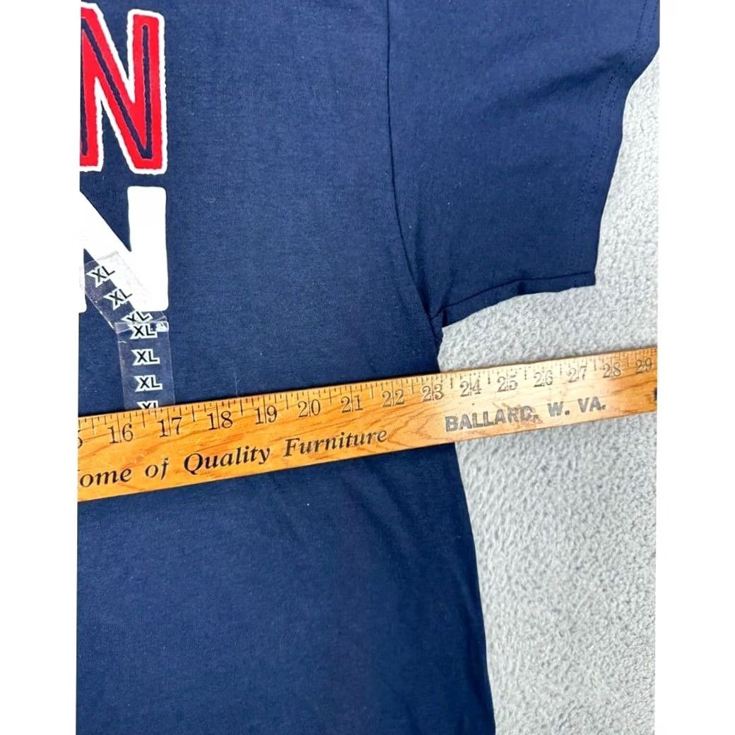 Vintage Fanatics T-Shirt Adult XL Navy Blue Braves Short Sleeve Crew Neck Mens NEW Size US XL / EU 56 / 4 - 5 Thumbnail