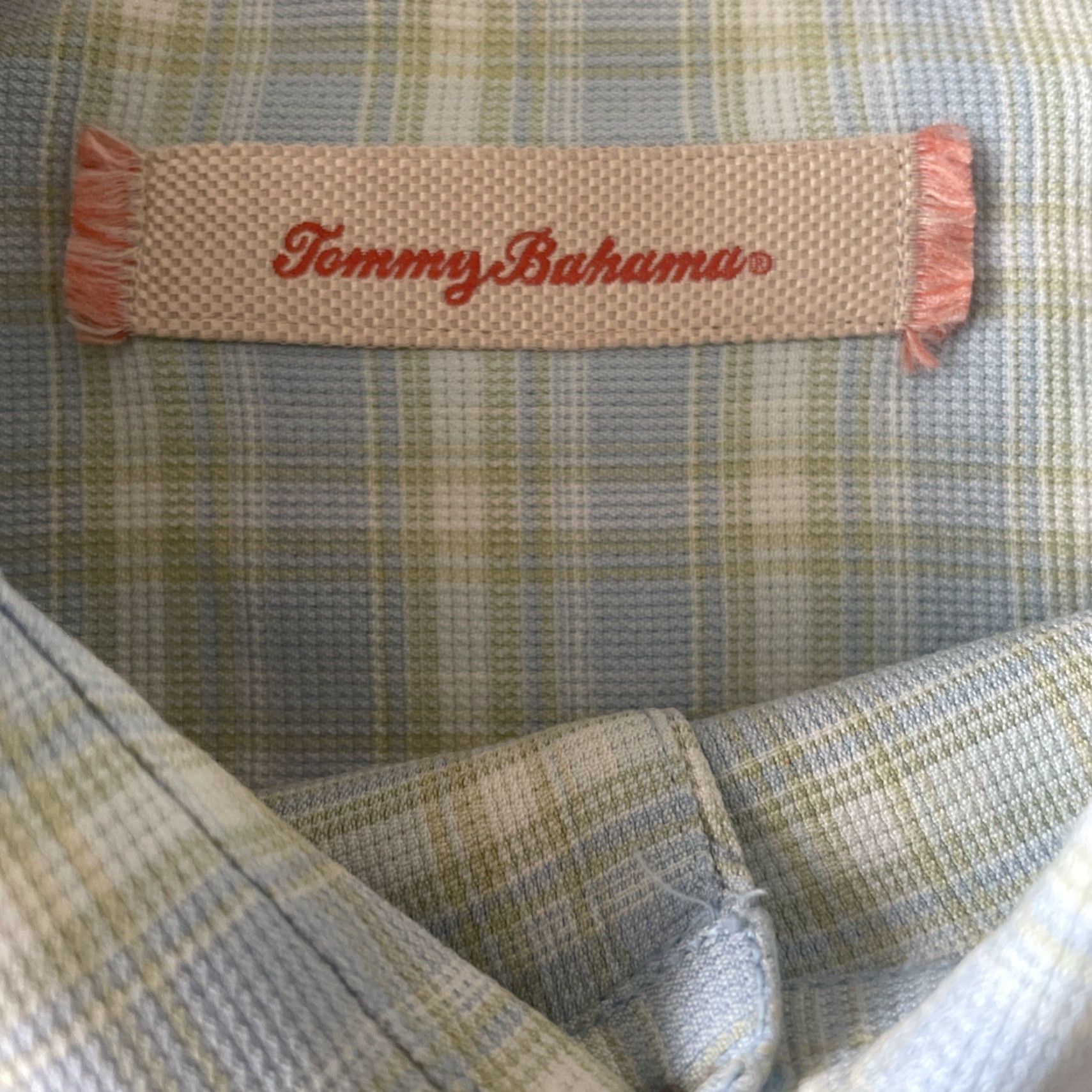 Tommy Bahama Tommy Bahama Shirt Mens Size L Silk Plaid Short Sleeve Button-Up Casual Beach Hawaiian Coastal Size US L / EU 52-54 / 3 - 3 Thumbnail