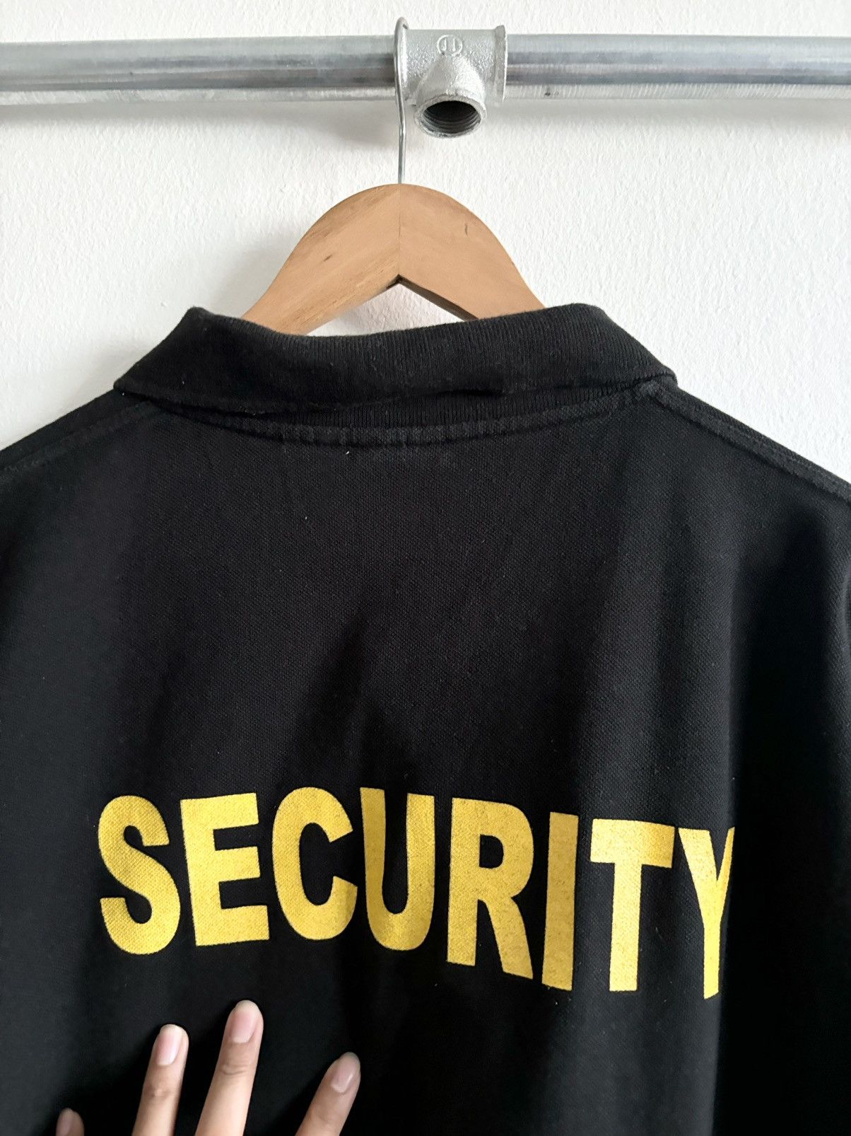 Vintage RARE SECURITY POLO T SHIRT Size US L / EU 52-54 / 3 - 2 Thumbnail