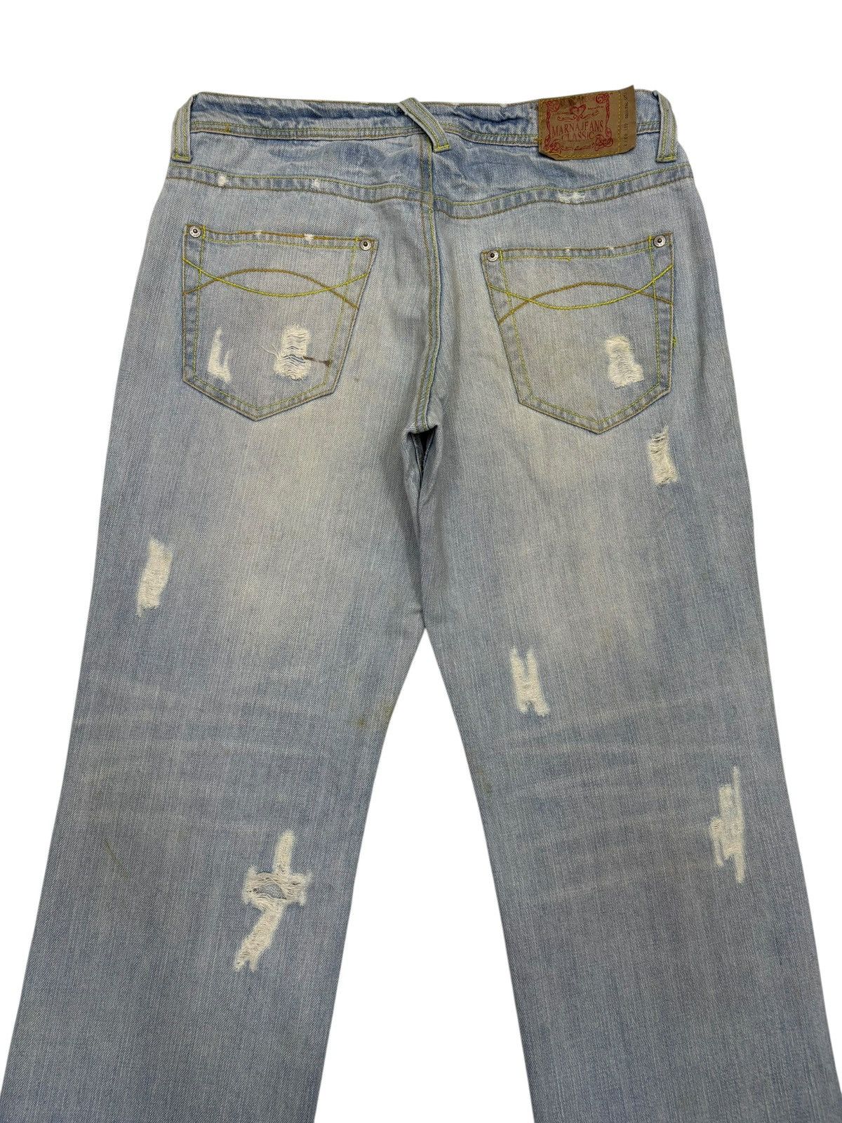 Marni Vintage Marna Jeans Classic Baggy Jeans Distressed Denim Size US 32 / EU 48 - 6 Thumbnail